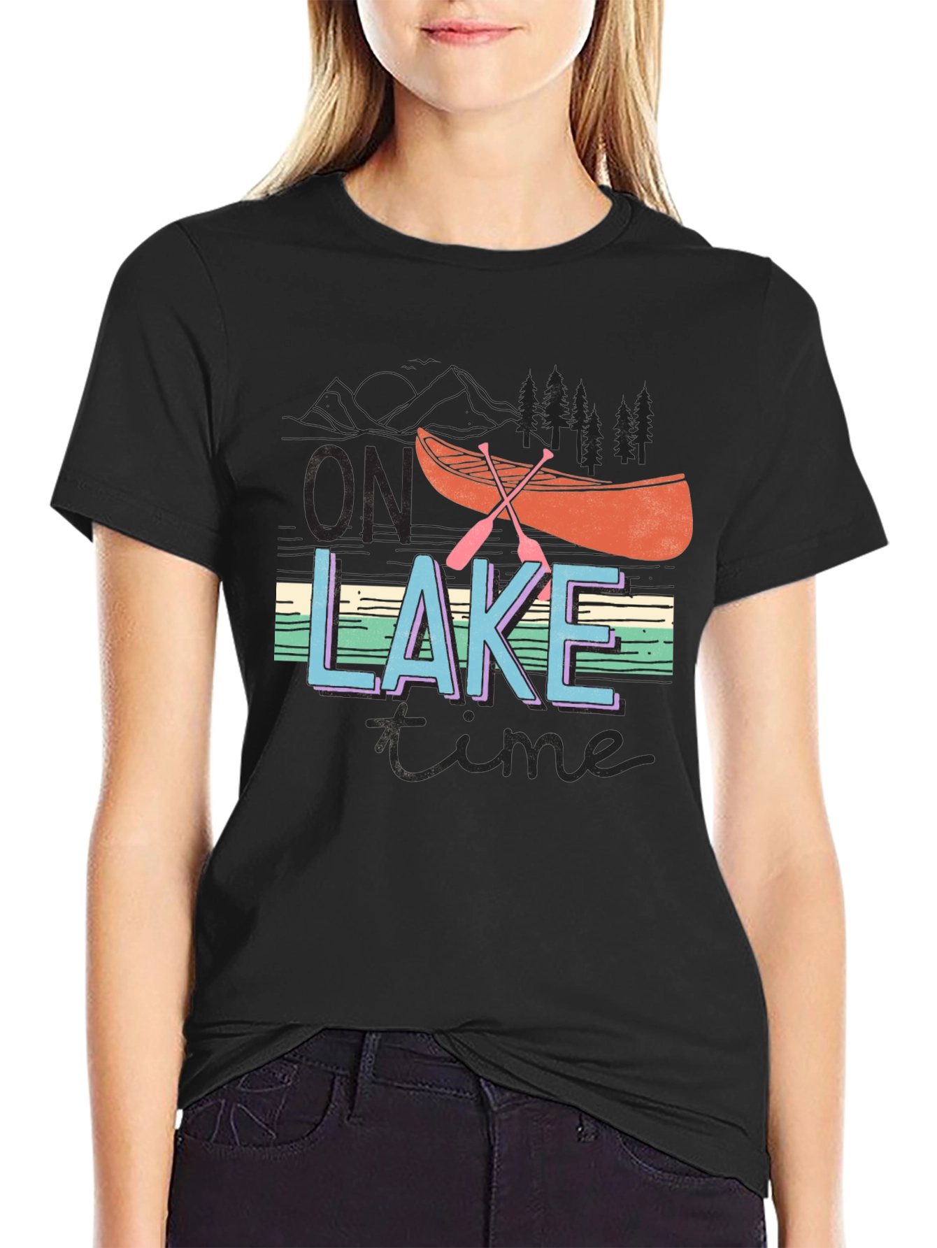 Lake Time Graphic Tee