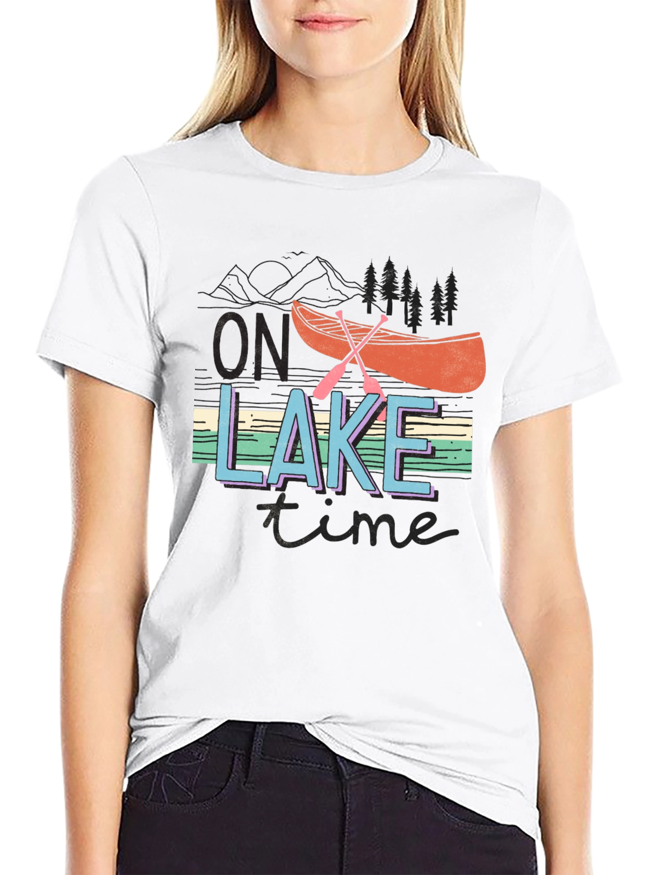 Lake Time Graphic Tee