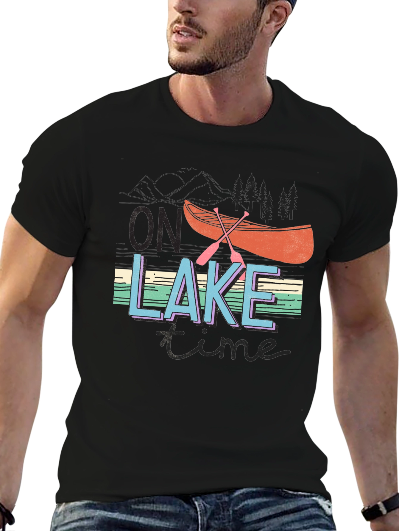 Lake Time Graphic Tee