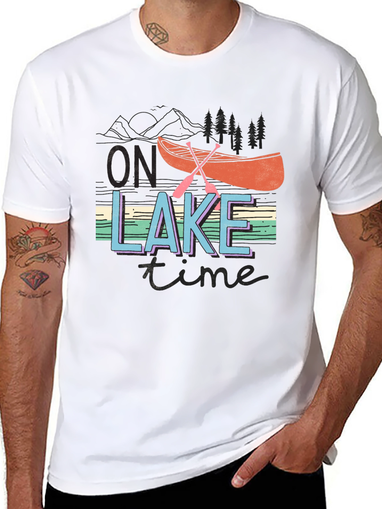 Lake Time Graphic Tee