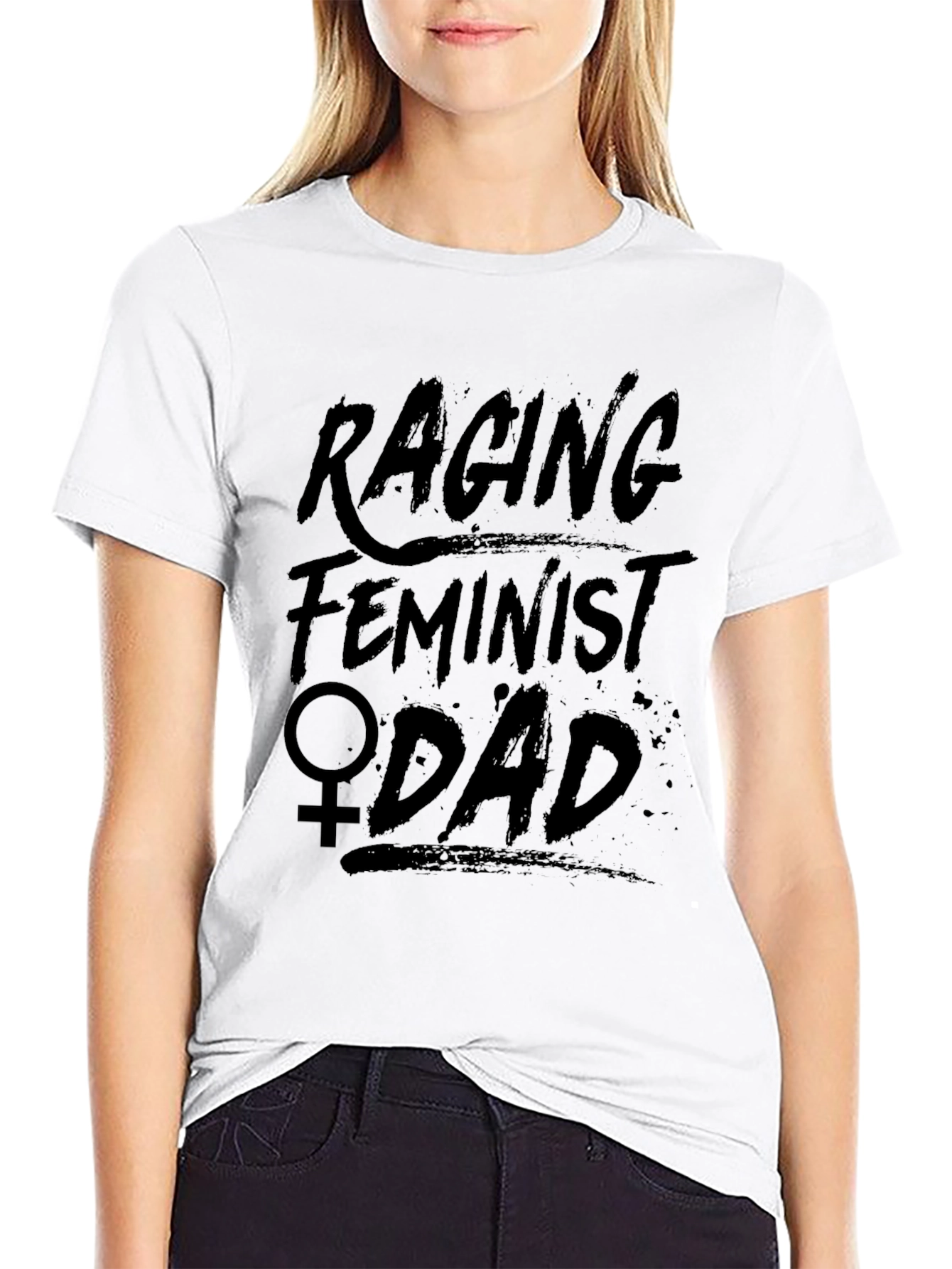 Raging Feminist Dad Graphic T-Shirt