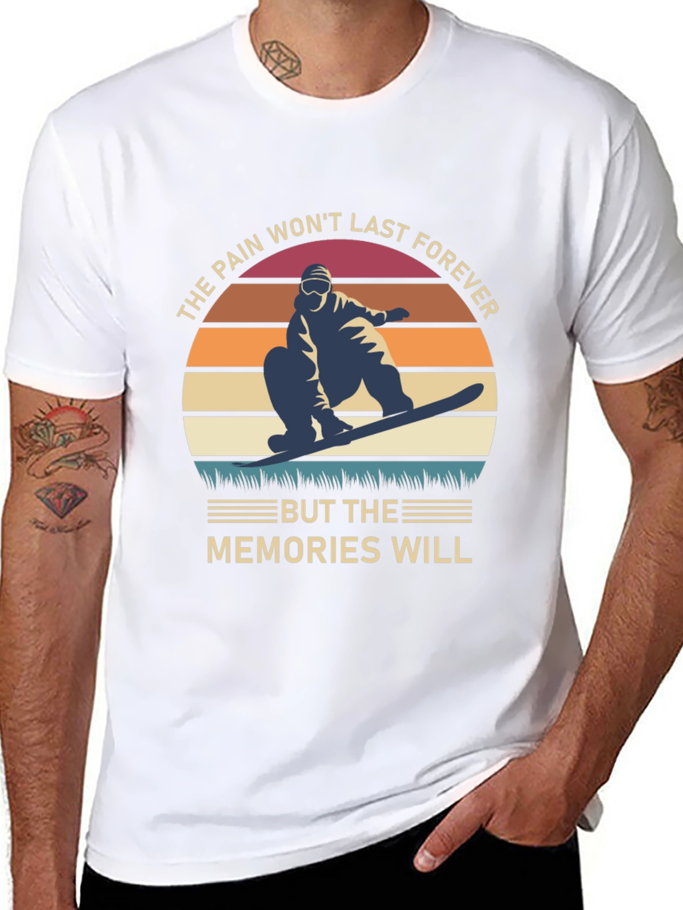 Snowboard Memories Graphic T-Shirt