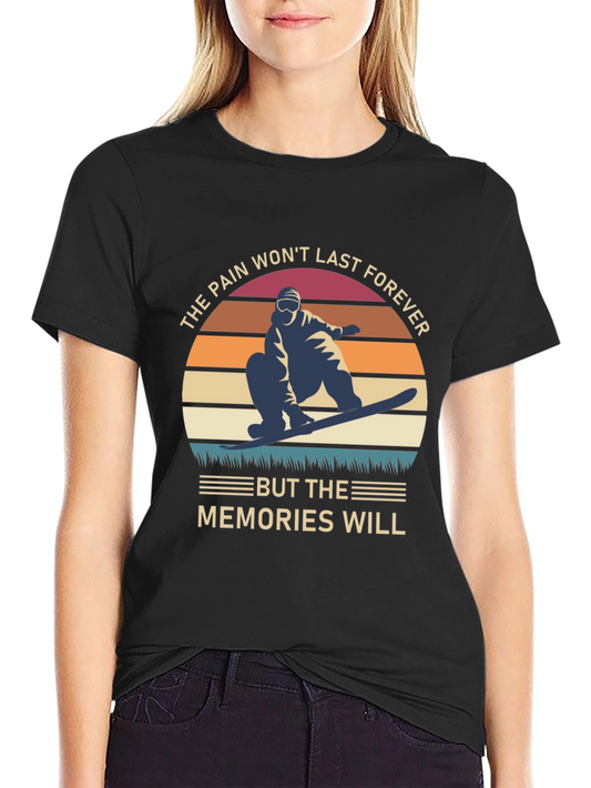 Snowboard Memories Graphic T-Shirt