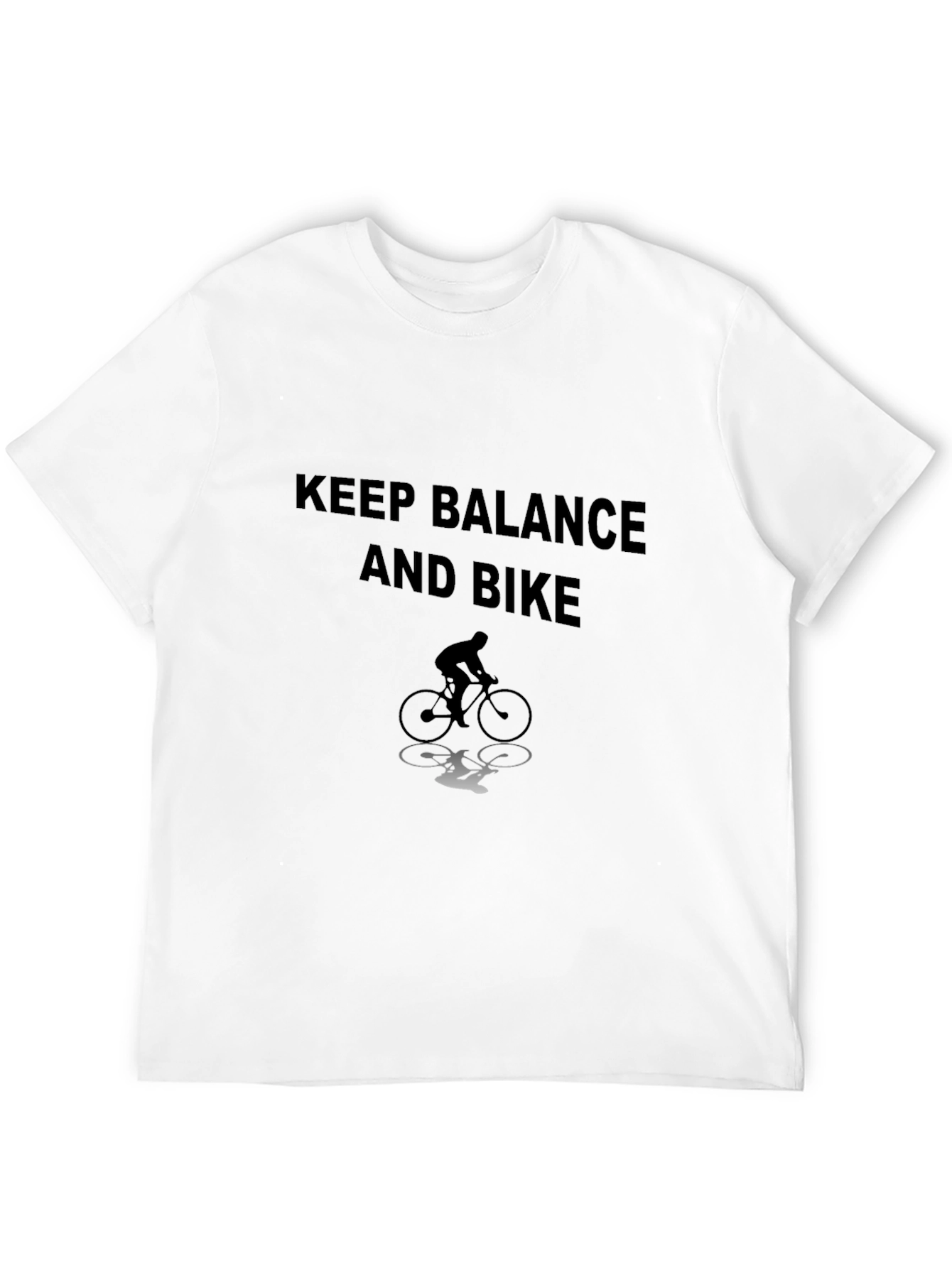 Keep Balance and Bike Graphic Tee