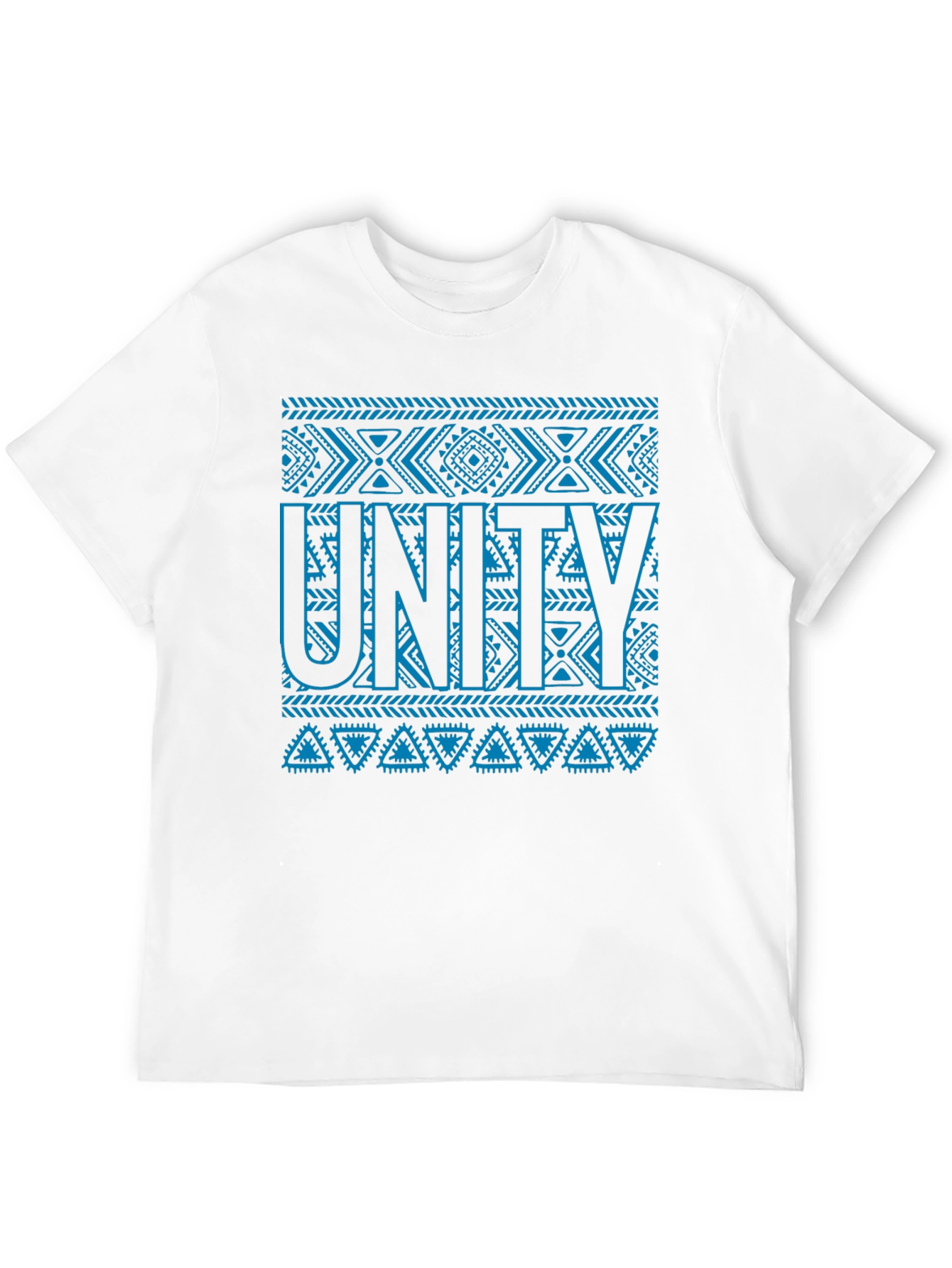 Unity Patterned Graphic Tee - Mens Black T-Shirt