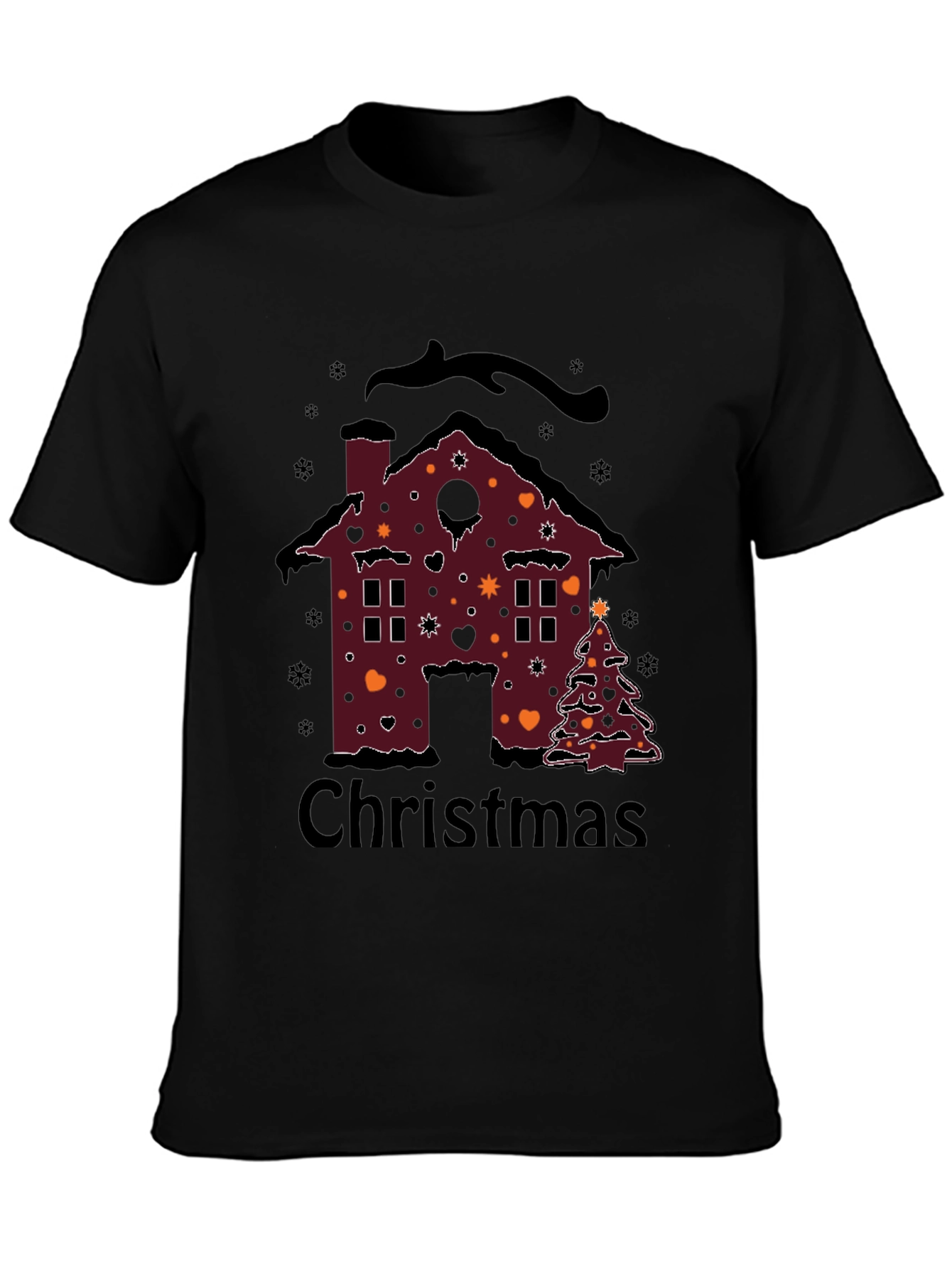 Christmas House Graphic T-Shirt