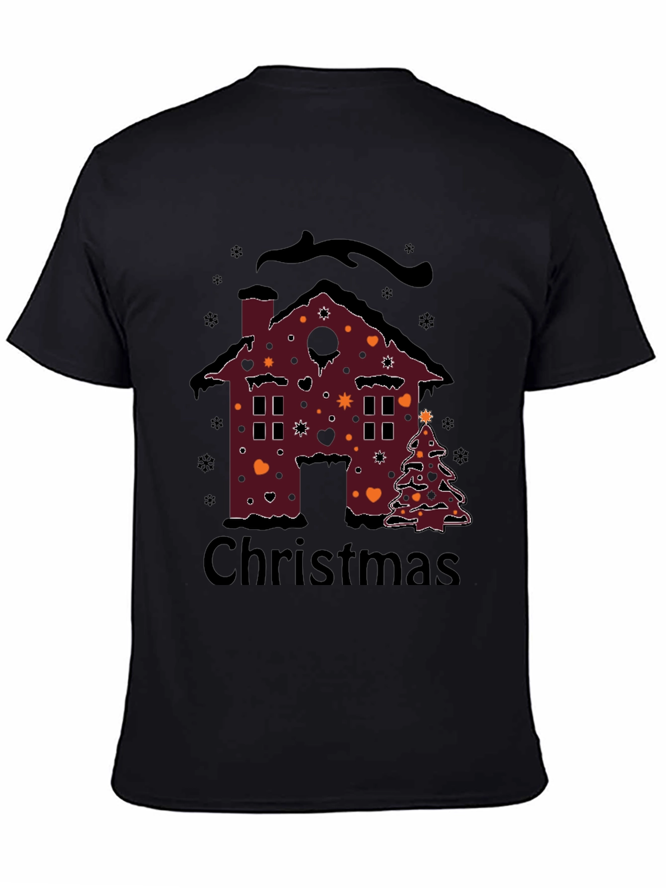 Christmas House Graphic T-Shirt
