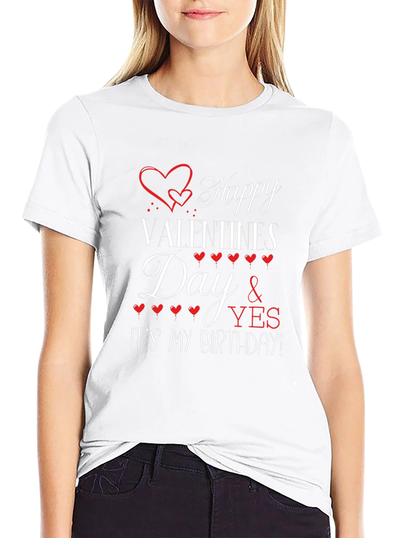 Happy Valentines Day and Its My Birthday T-Shirt