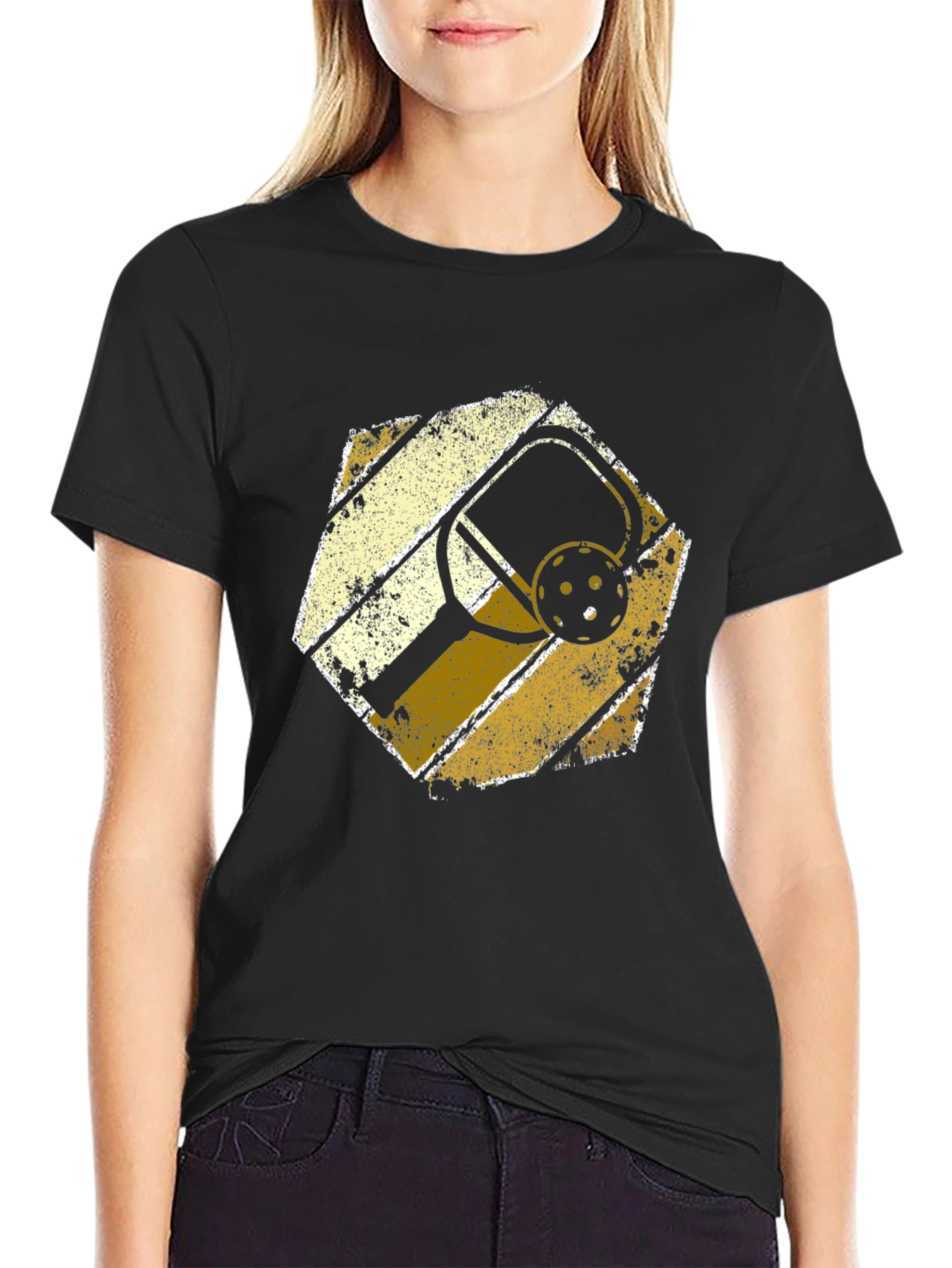 Retro Pickleball Paddle T-Shirt
