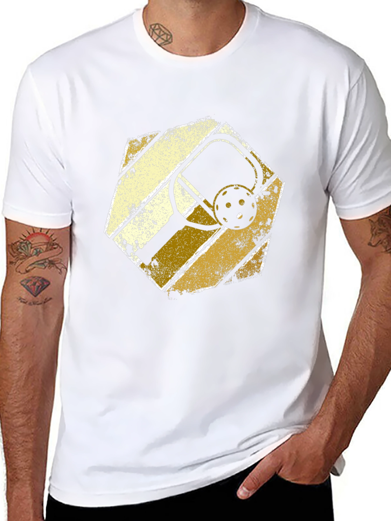 Retro Pickleball Paddle T-Shirt