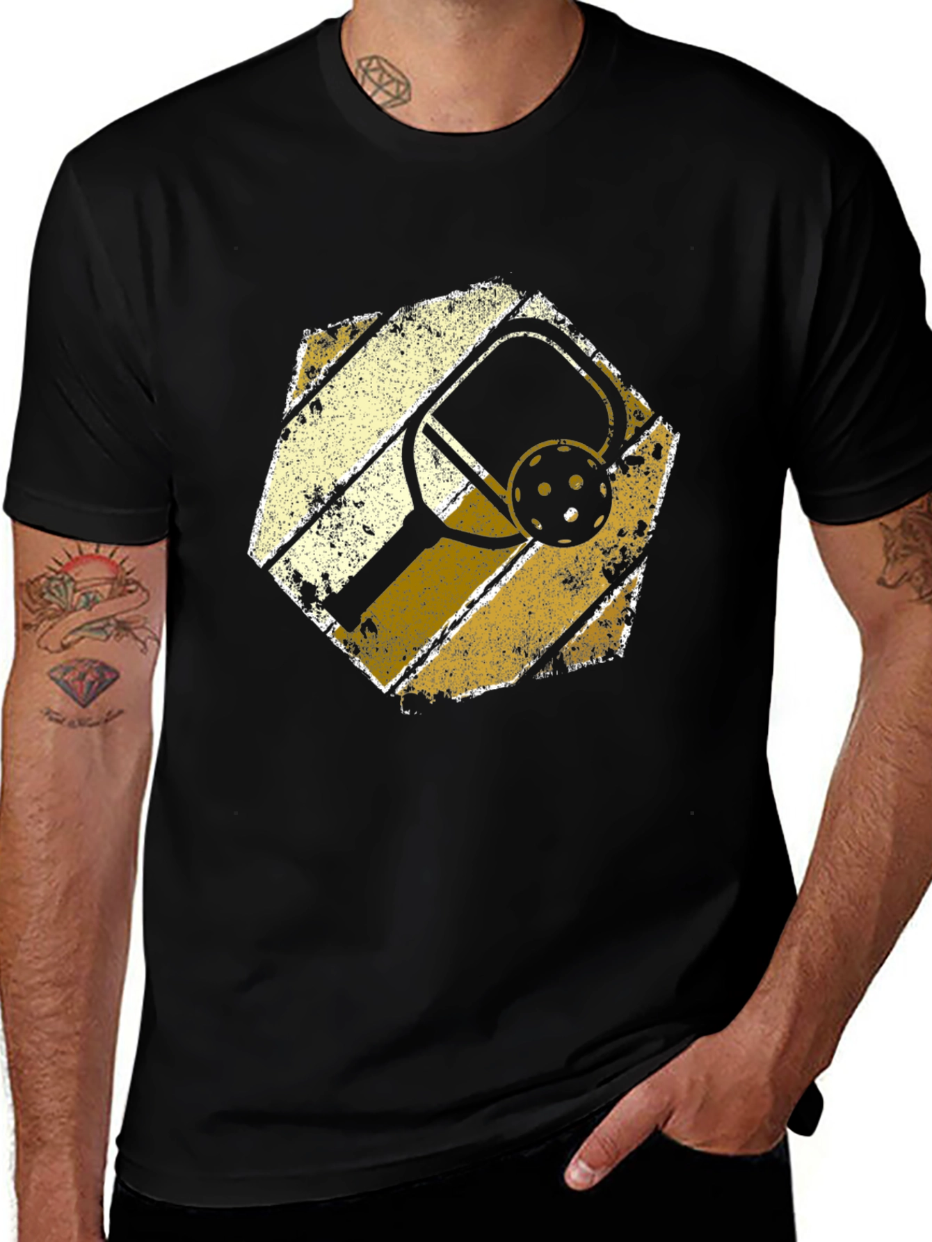 Retro Pickleball Paddle T-Shirt