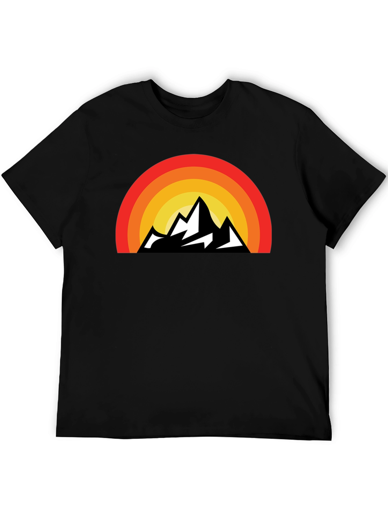 Retro Mountain Sunset Graphic Tee
