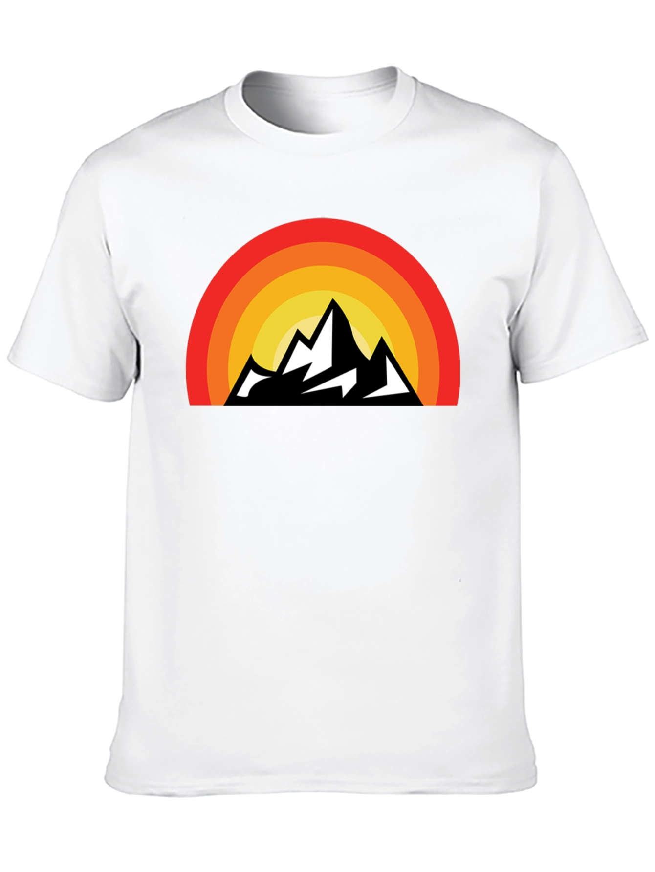 Retro Mountain Sunset Graphic Tee