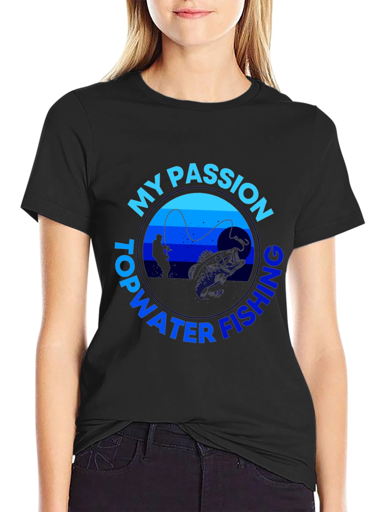 My Passion Topwater Fishing Graphic T-Shirt