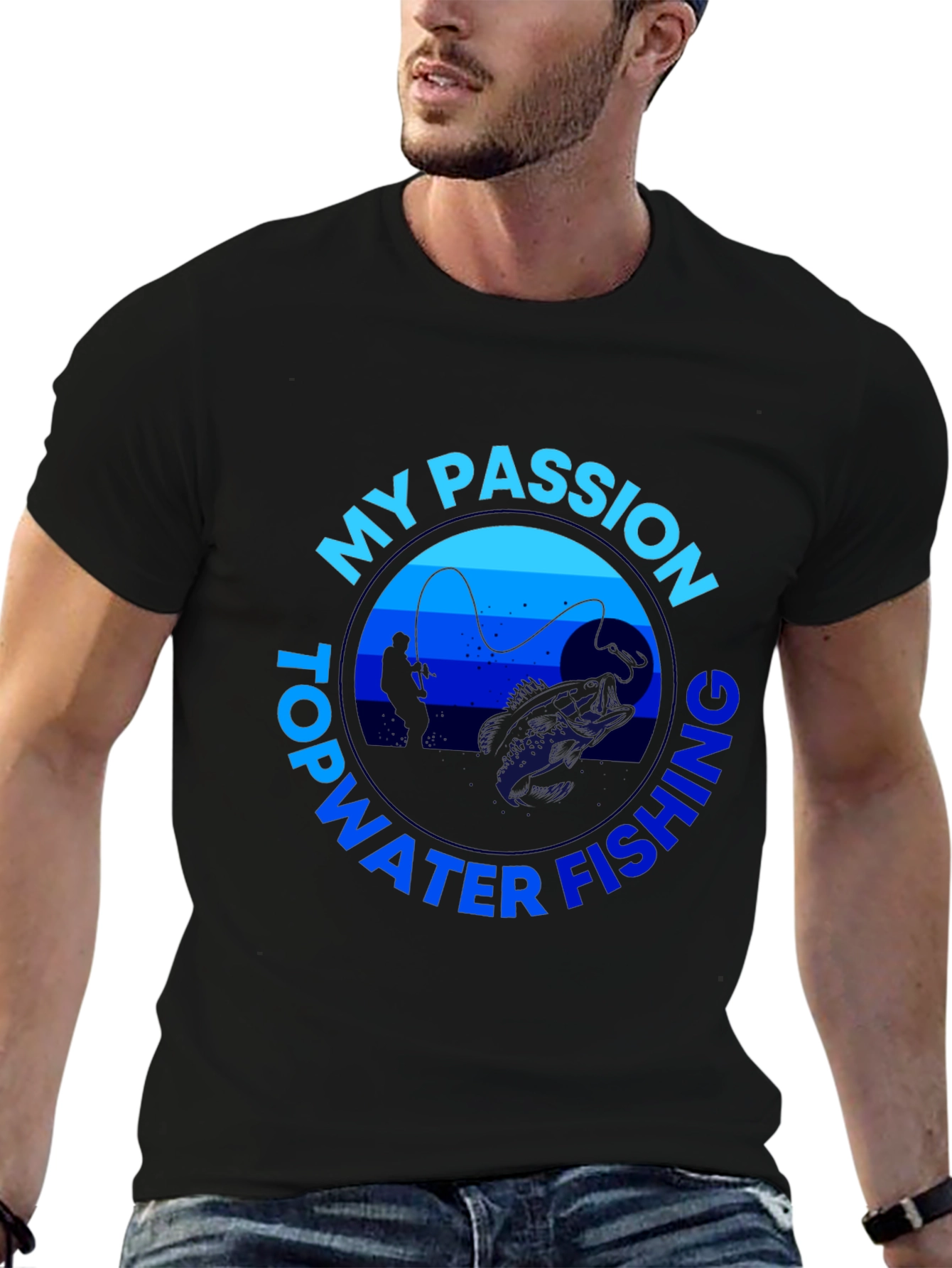 My Passion Topwater Fishing Graphic T-Shirt