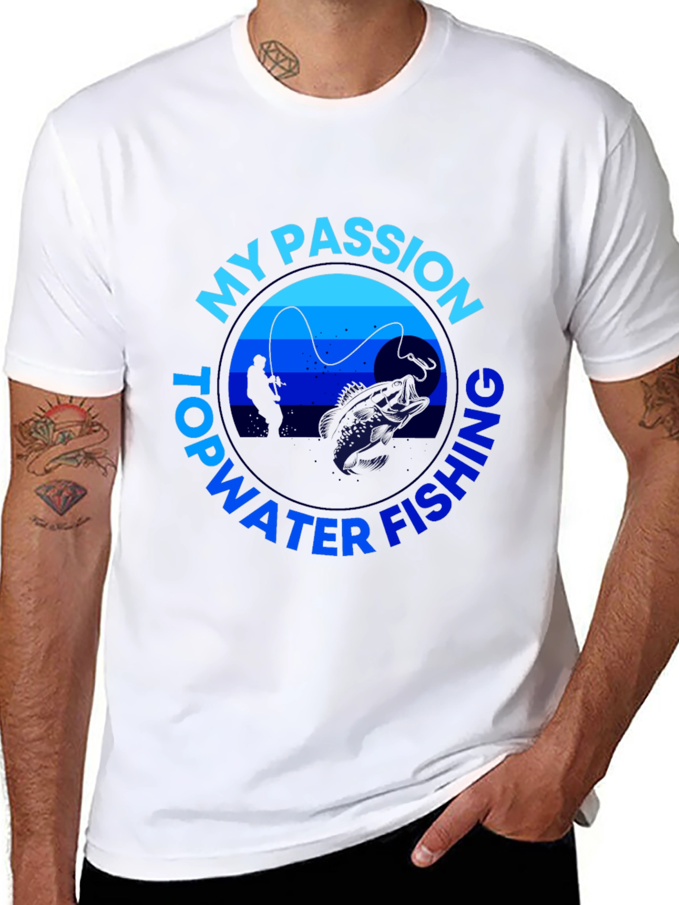 My Passion Topwater Fishing Graphic T-Shirt