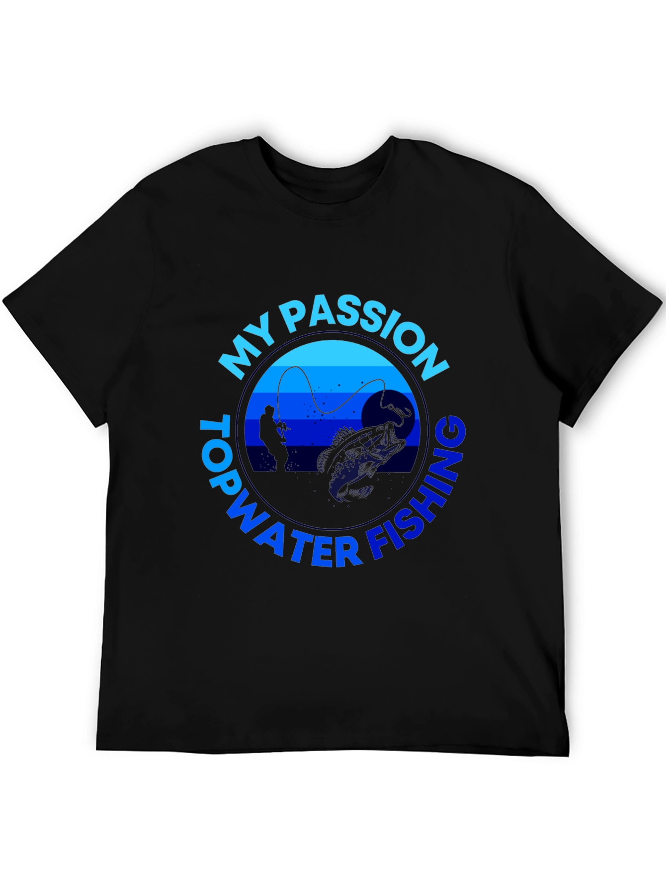 My Passion Topwater Fishing Graphic T-Shirt
