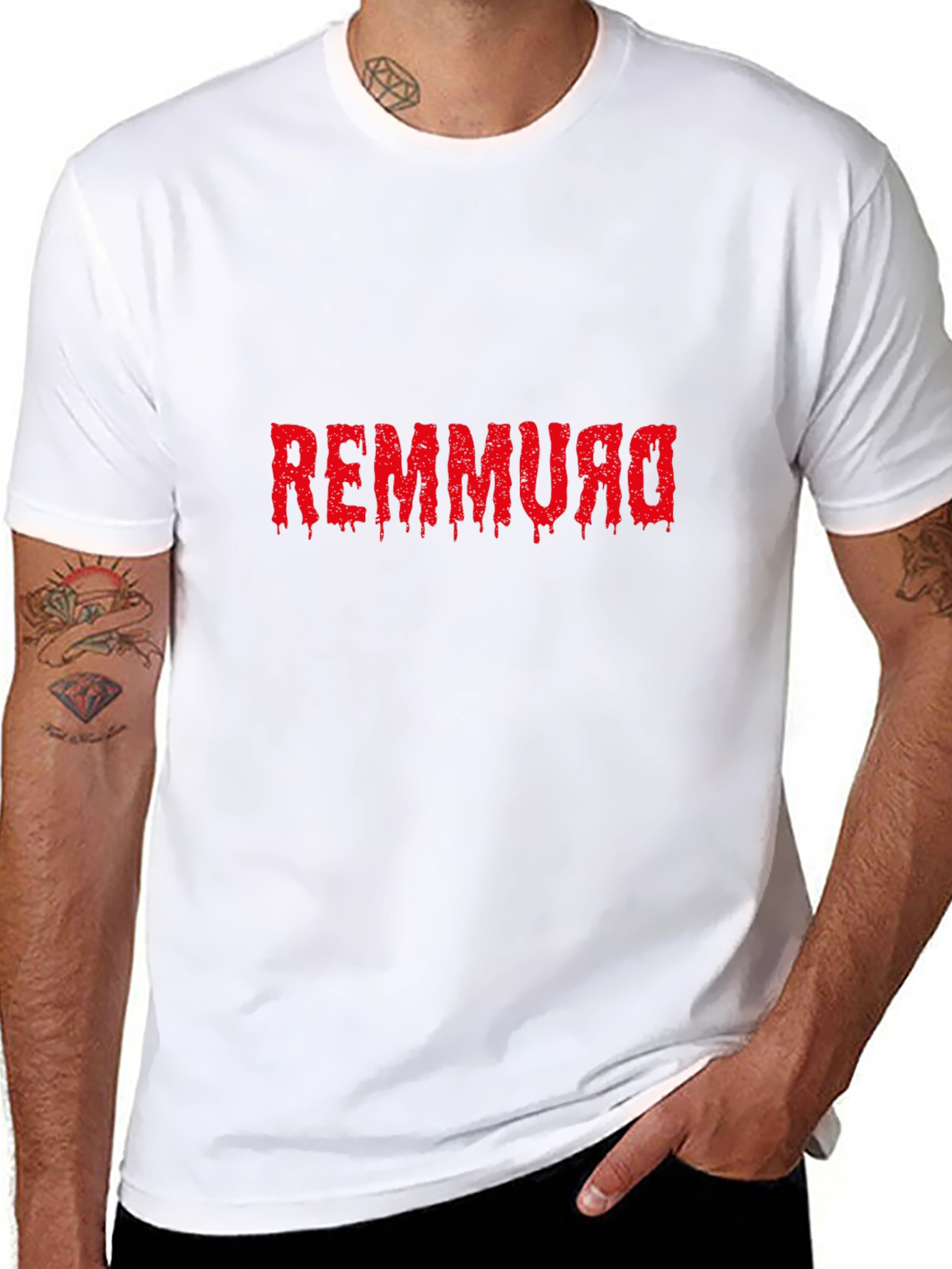 Remmurdo Graphic Tee - Black