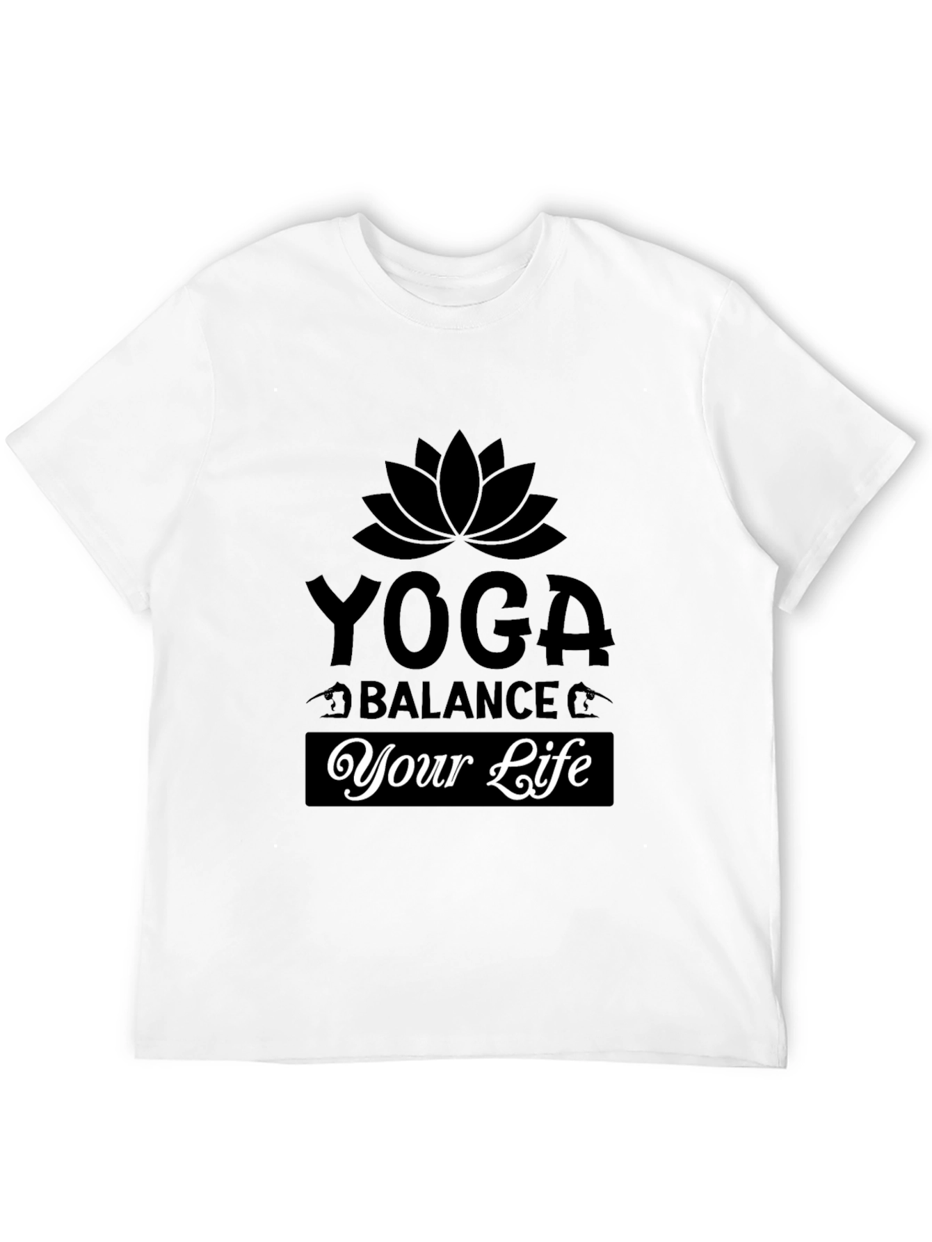 Yoga Balance Your Life Graphic T-Shirt