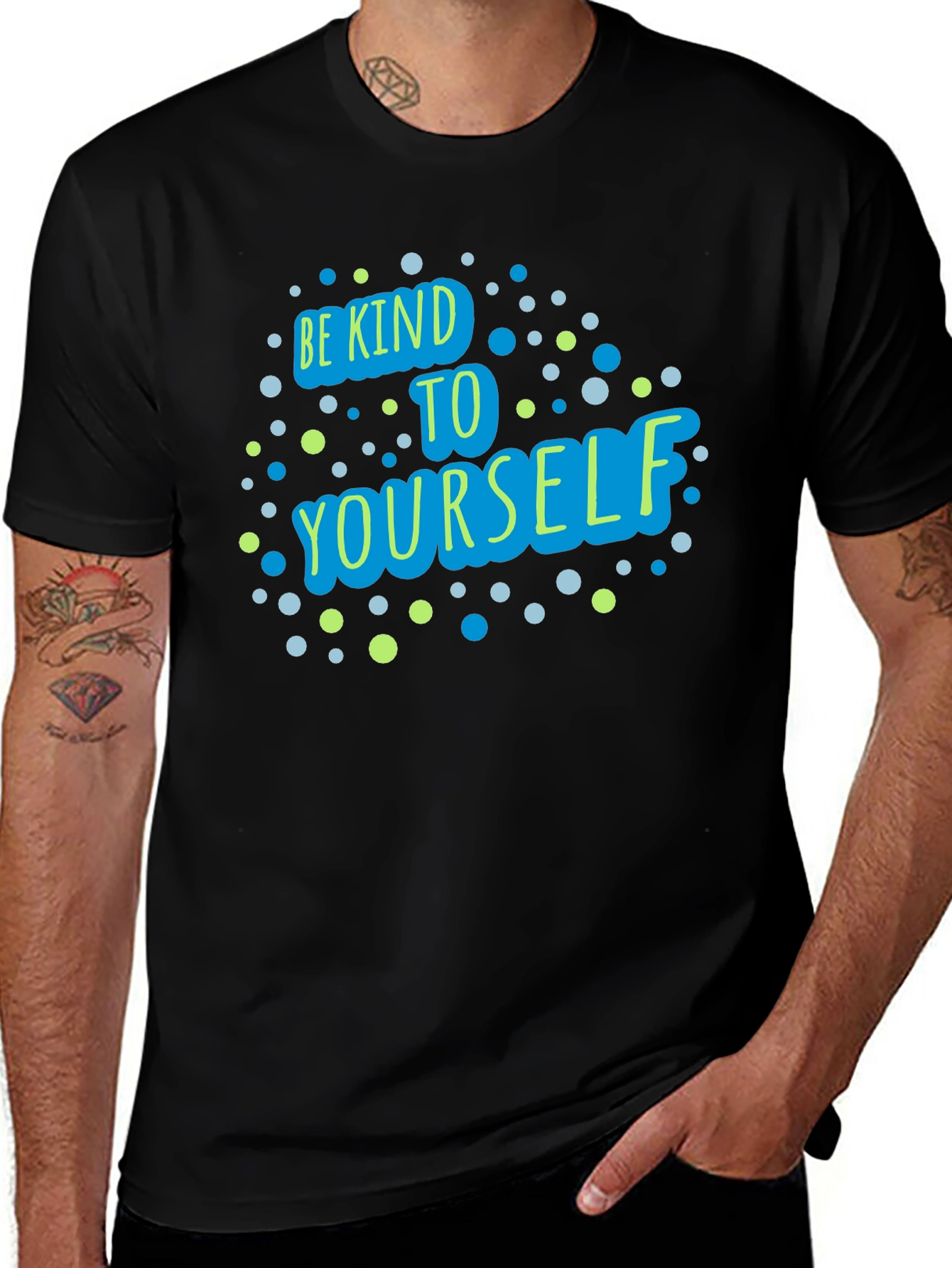 Be Kind to Yourself Graphic Tee - Black