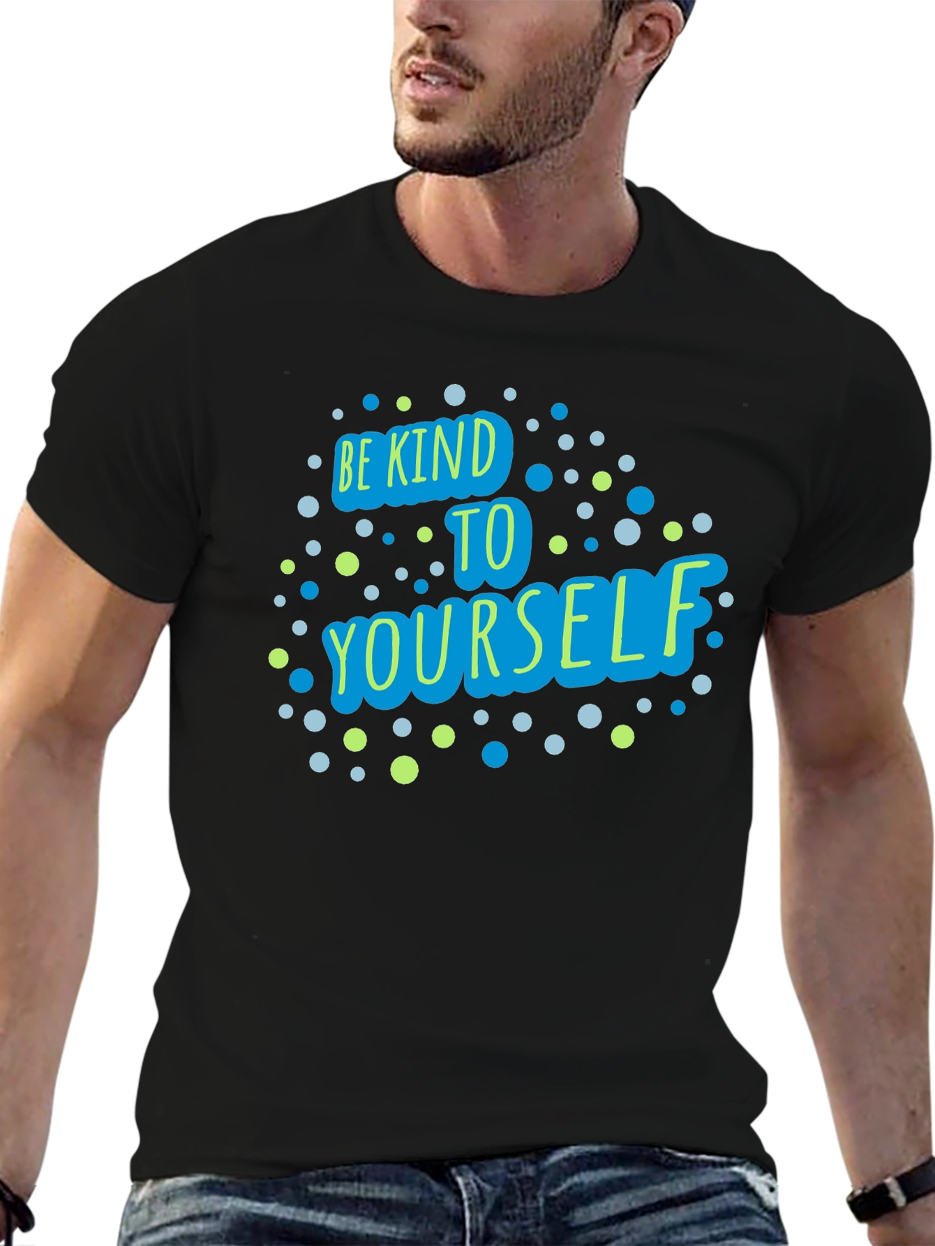 Be Kind to Yourself Graphic Tee - Black