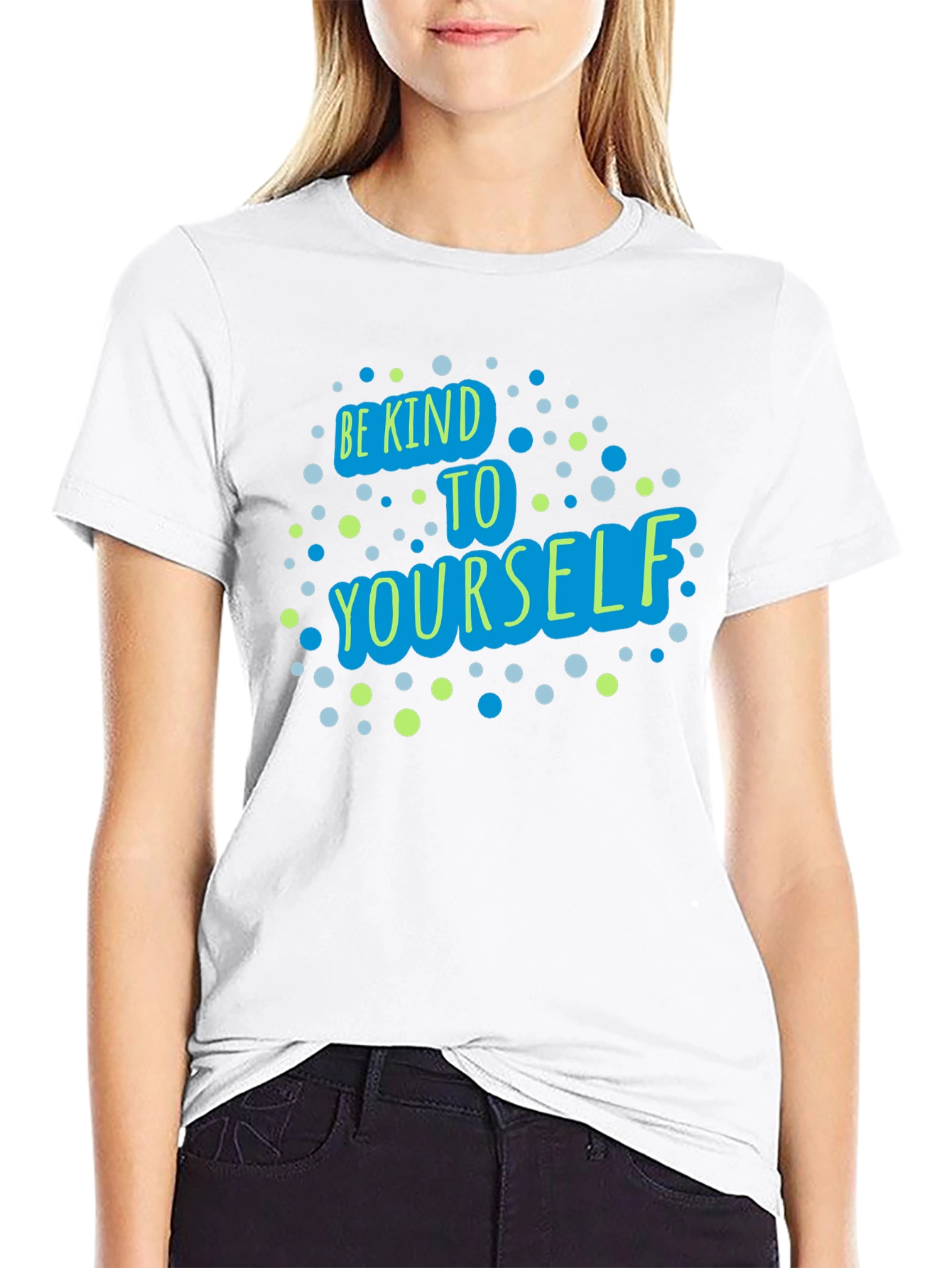 Be Kind to Yourself Graphic Tee - Black