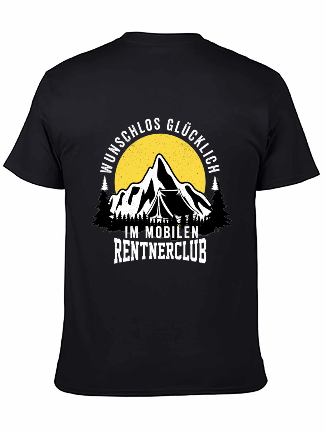 Wunschlos Glucklich Im Mobilen Rentnerclub T-Shirt