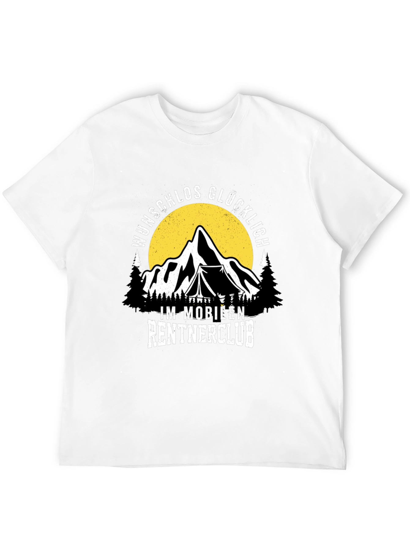 Wunschlos Glucklich Im Mobilen Rentnerclub T-Shirt