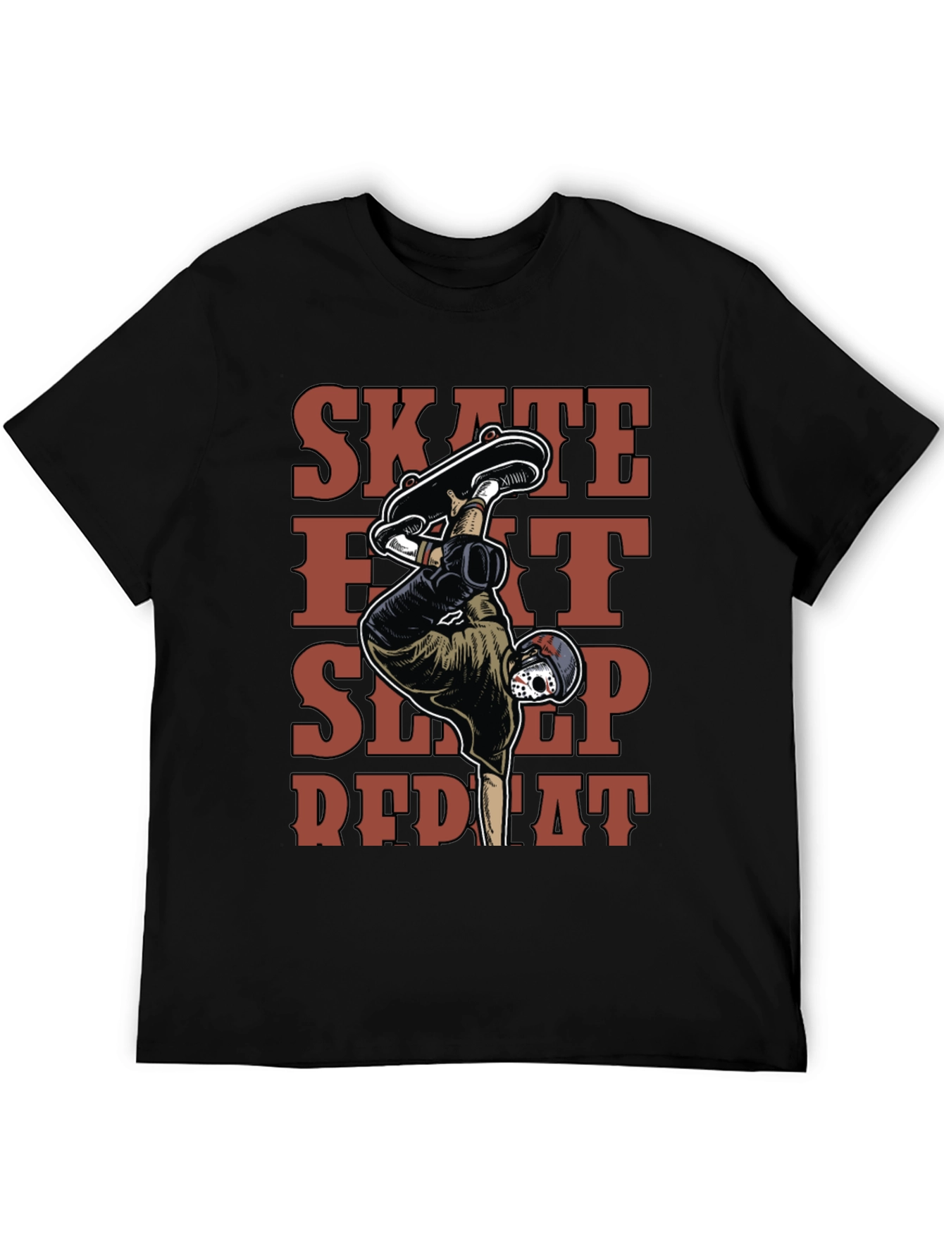 Skate Eat Sleep Repeat Graphic T-Shirt
