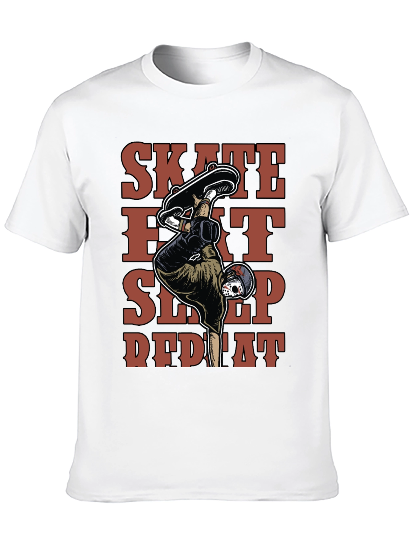 Skate Eat Sleep Repeat Graphic T-Shirt