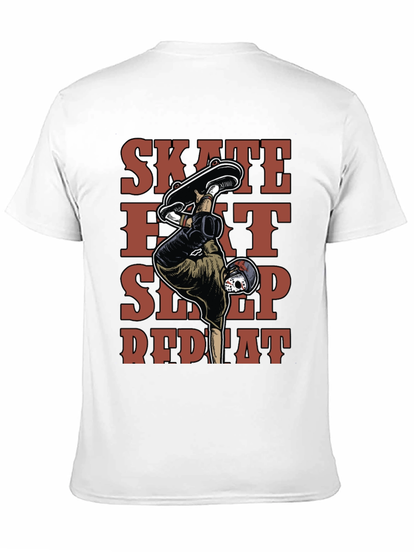 Skate Eat Sleep Repeat Graphic T-Shirt