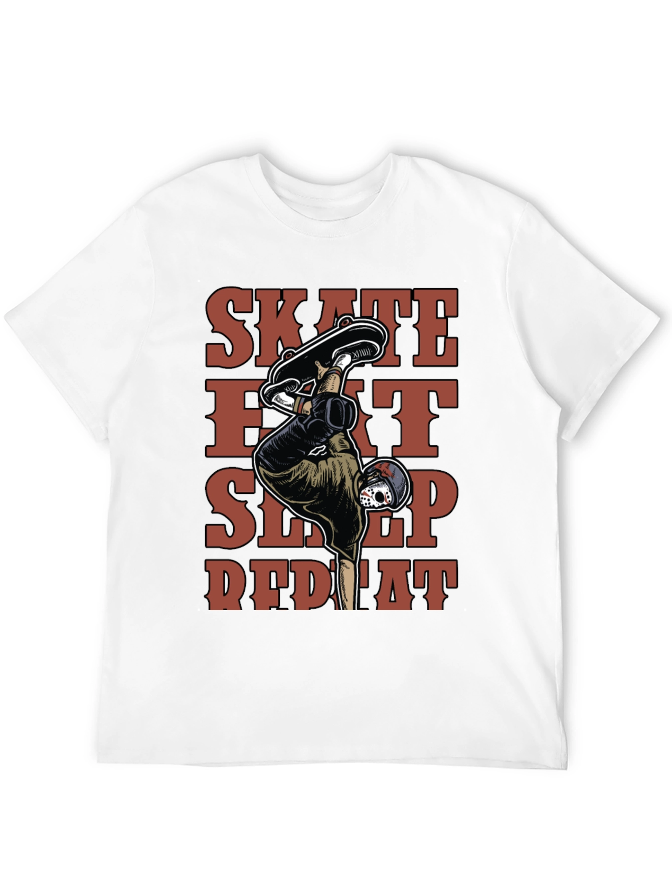 Skate Eat Sleep Repeat Graphic T-Shirt