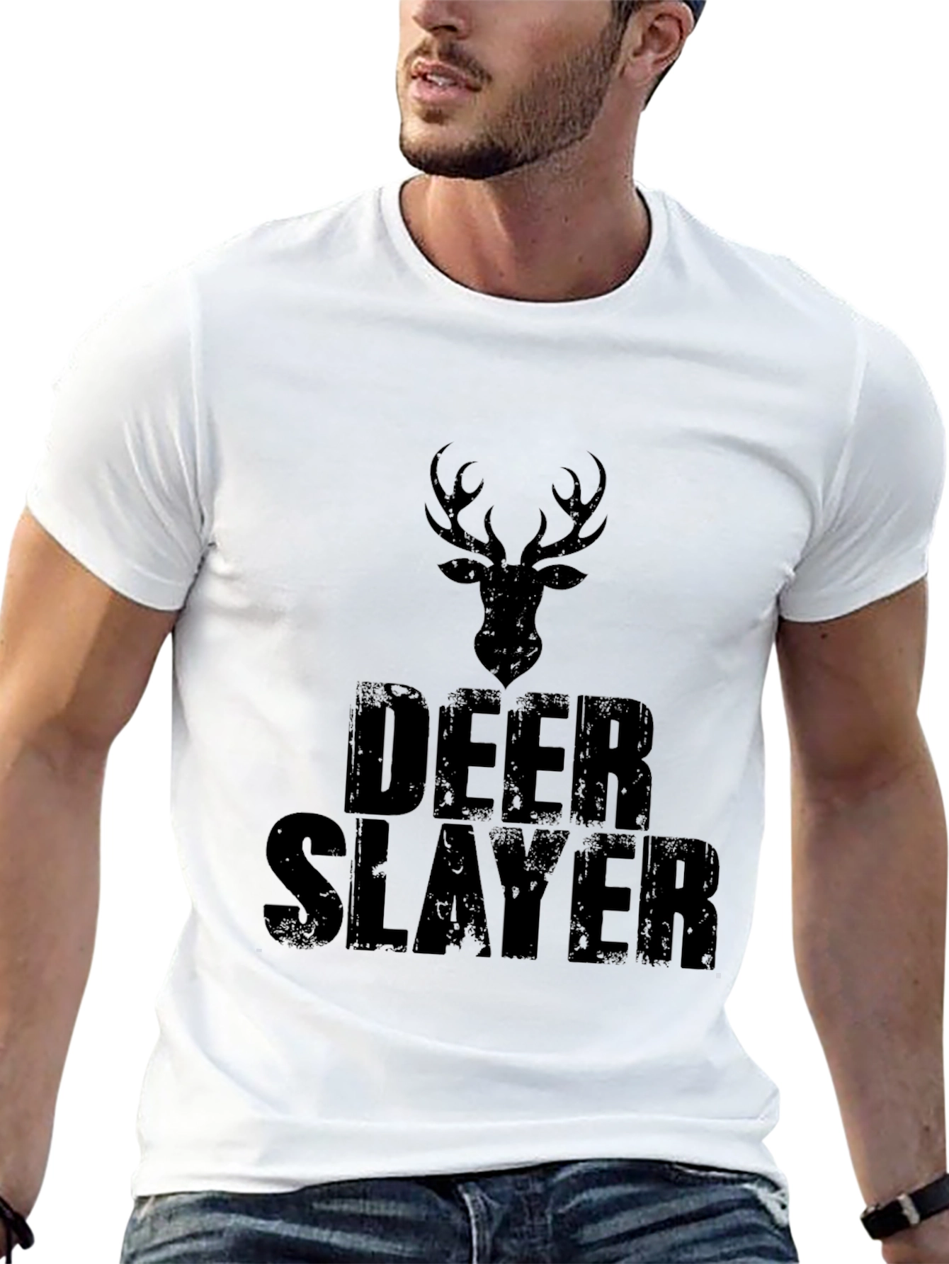 Deer Slayer Graphic Tee - Hunting T-Shirt