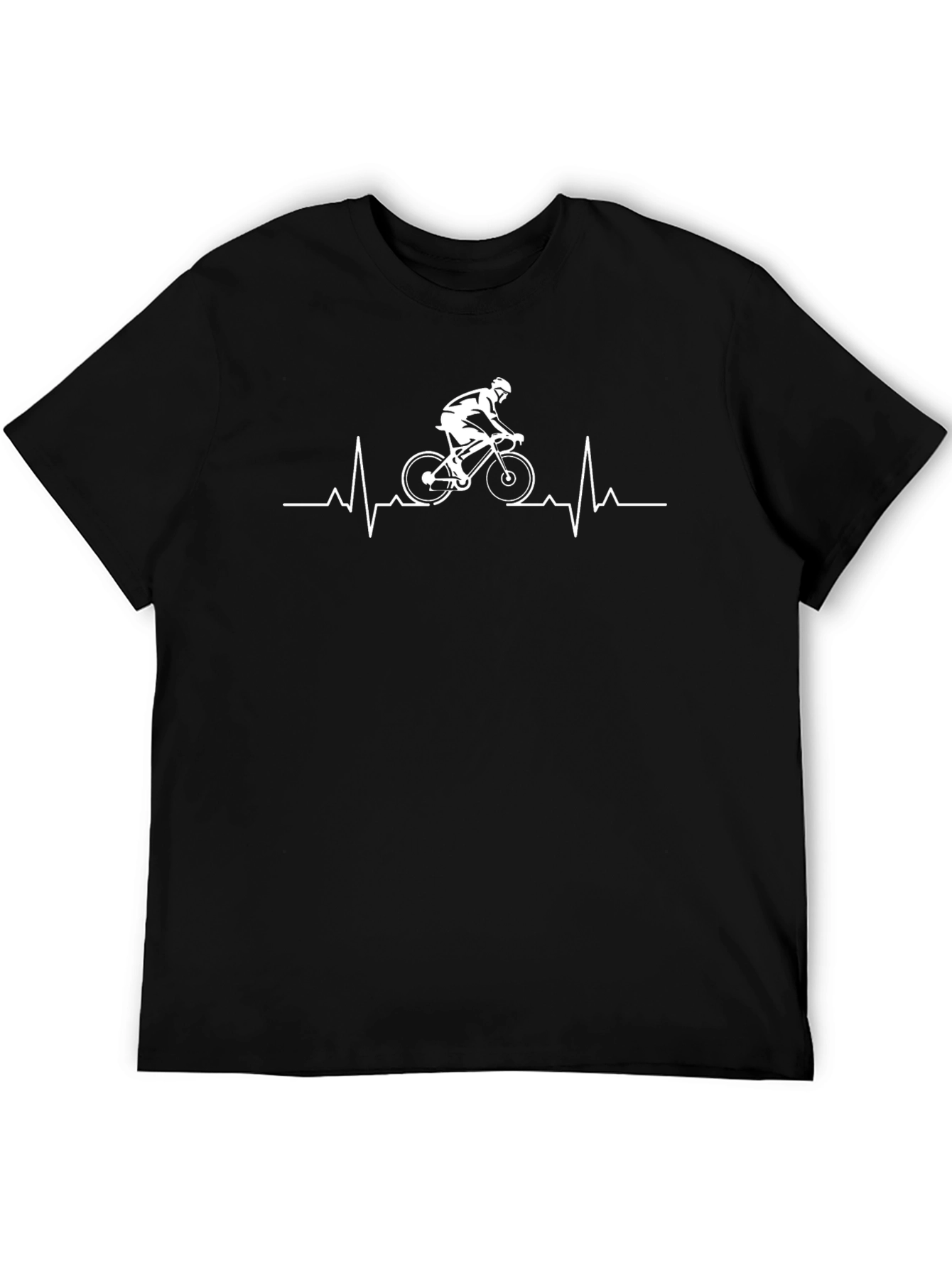 Cyclist Heartbeat Graphic T-Shirt