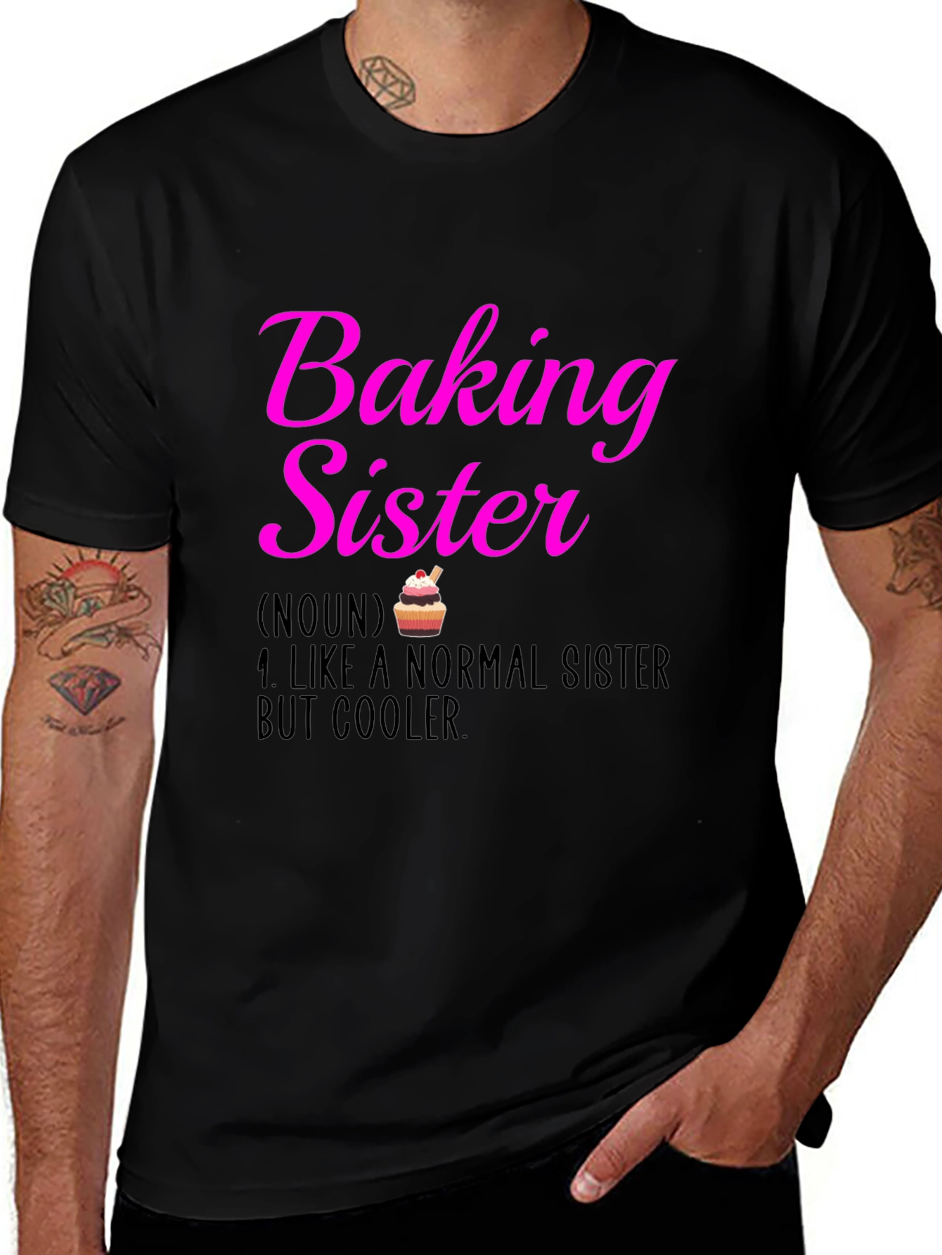 Baking Sister T-Shirt - Cool Sister Definition Tee