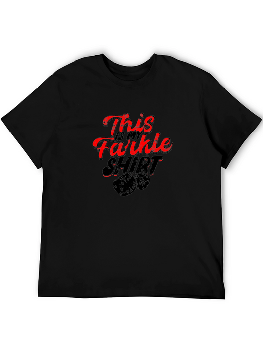 Funny Farkle Dice Game Shirt - This is My Farkle Shirt