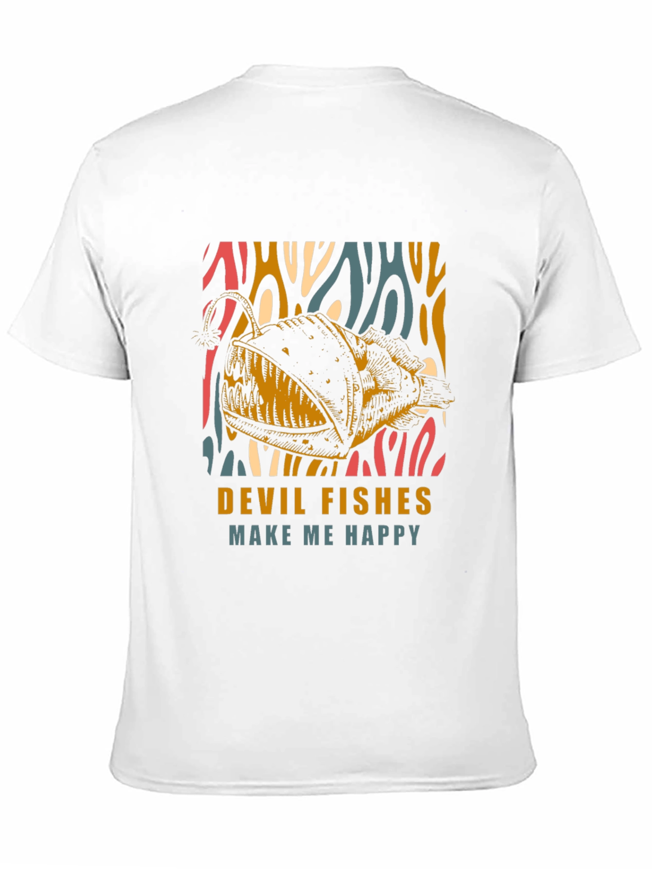 Devil Fish T-Shirt: Anglerfish Graphic Tee