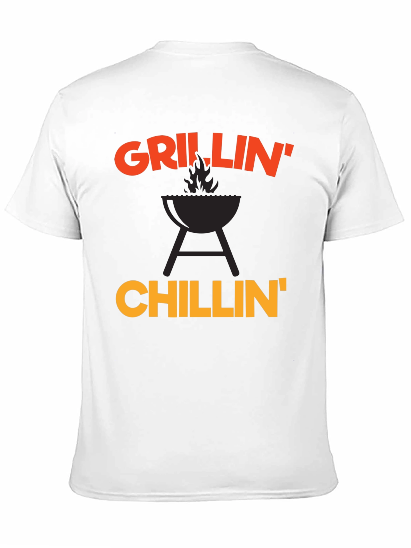 Grillin Chillin Graphic T-Shirt - Black