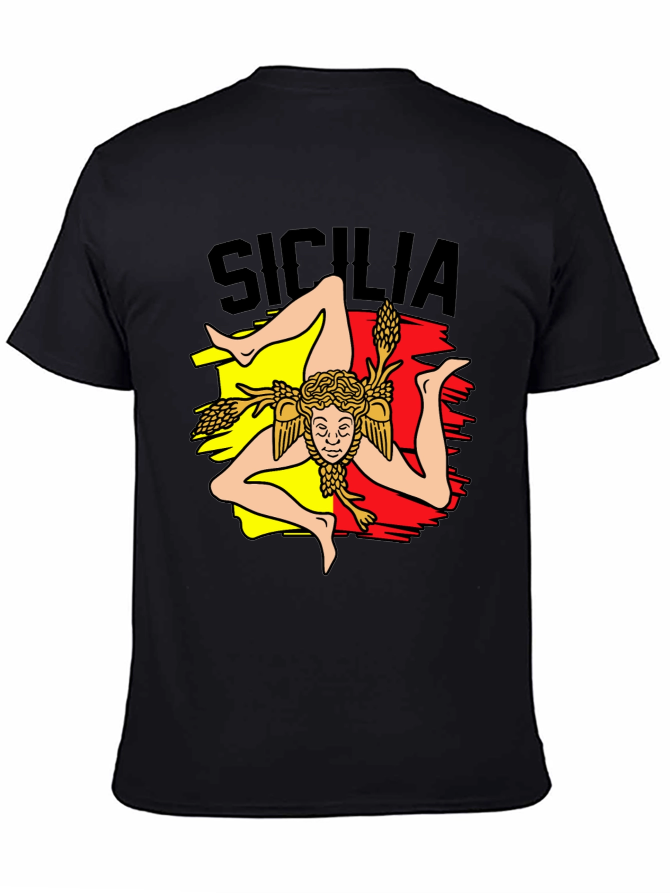 Sicilia Trinacria T-Shirt - Italy Sicilian Symbol Tee