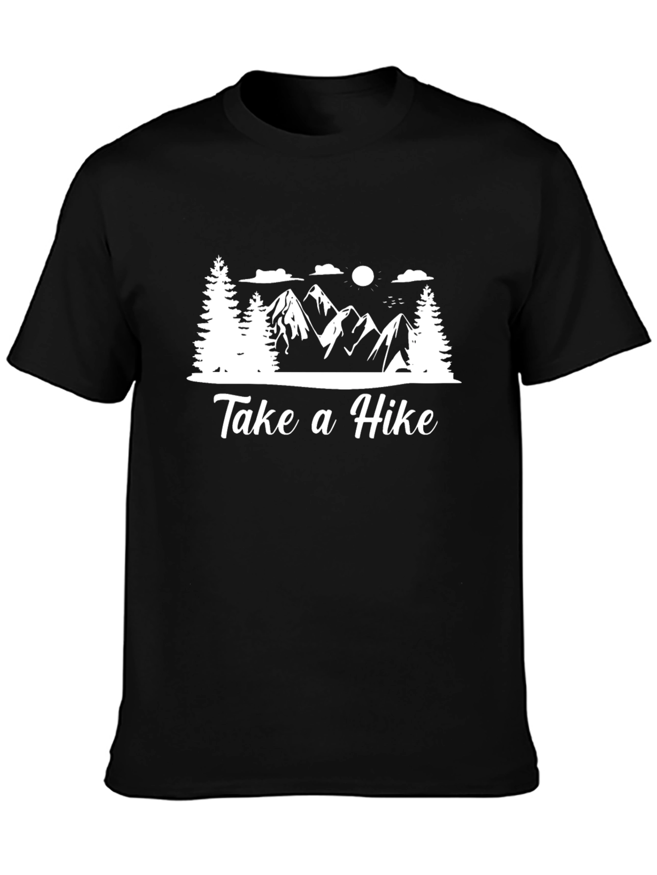 Take a Hike Black Graphic Tee