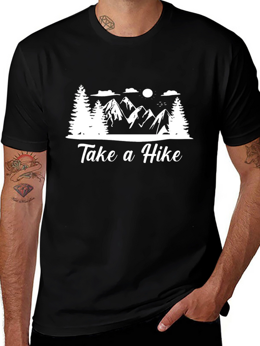 Take a Hike Black Graphic Tee