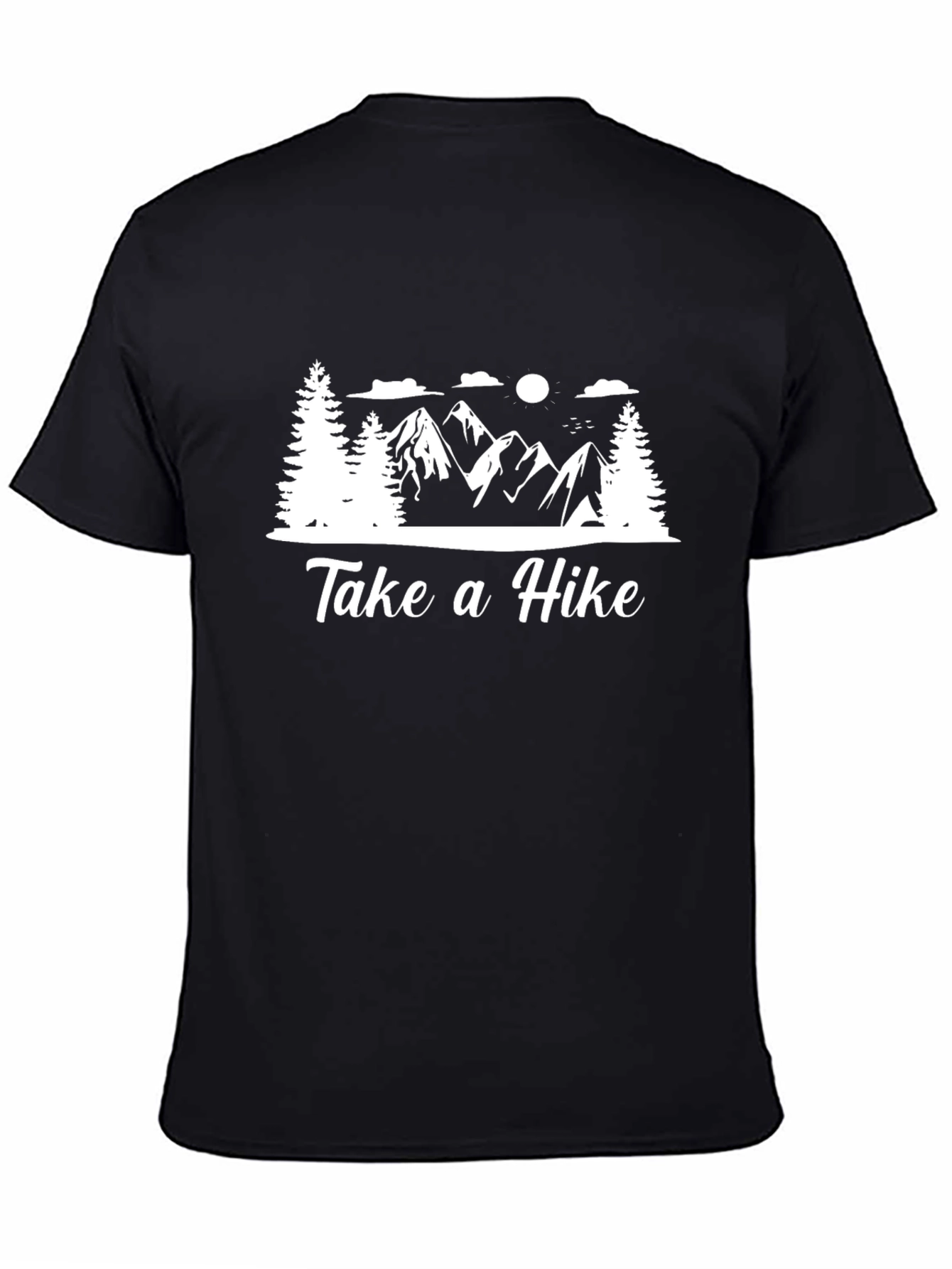 Take a Hike Black Graphic Tee