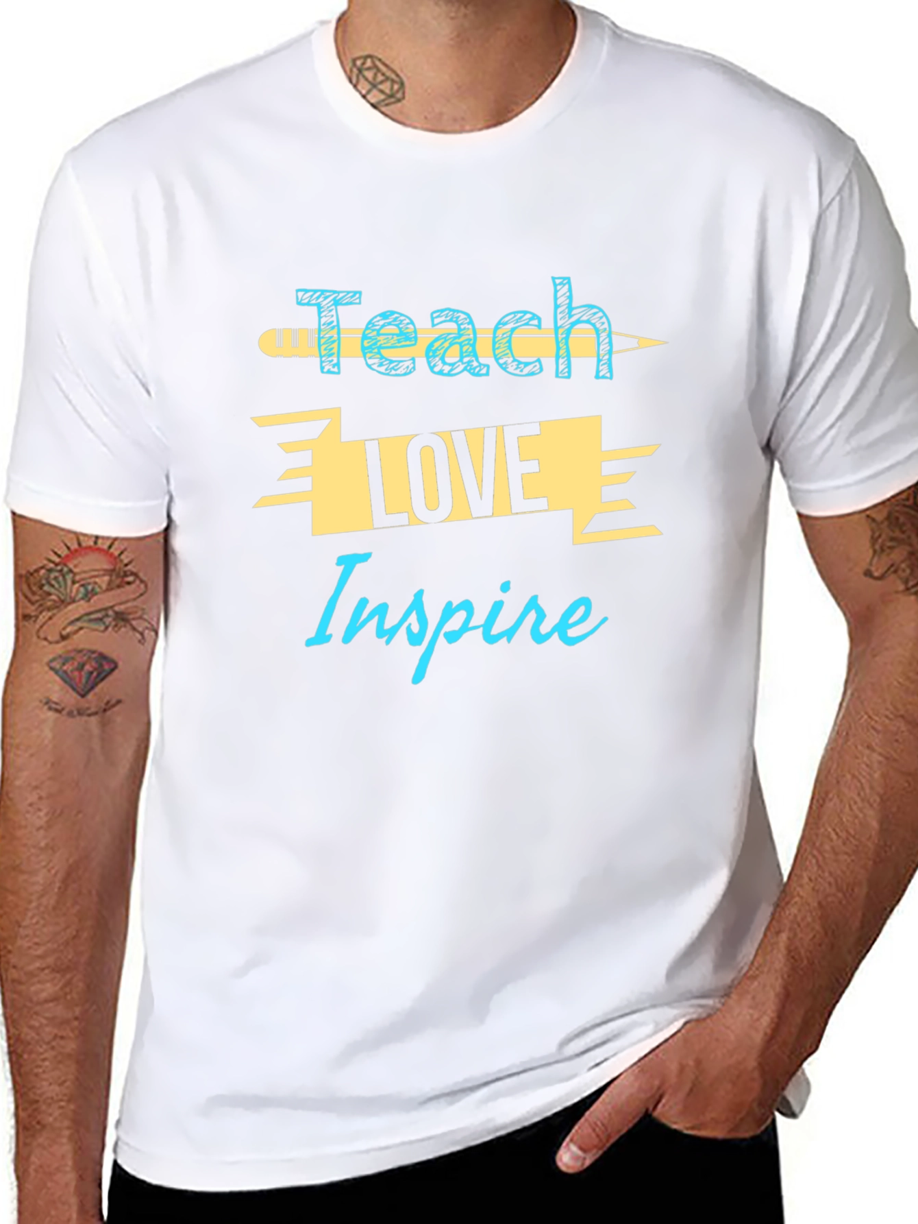 Teach Love Inspire Graphic T-Shirt