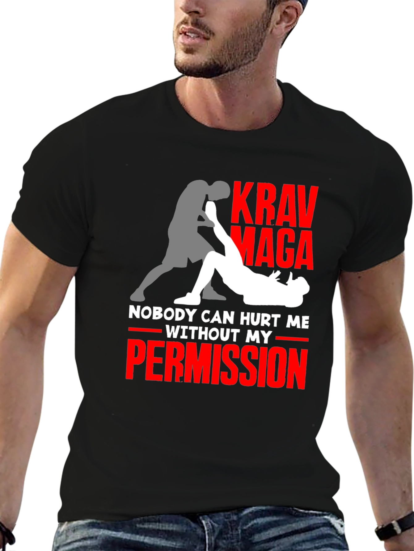 Krav Maga Permission T-Shirt - Self Defense Tee