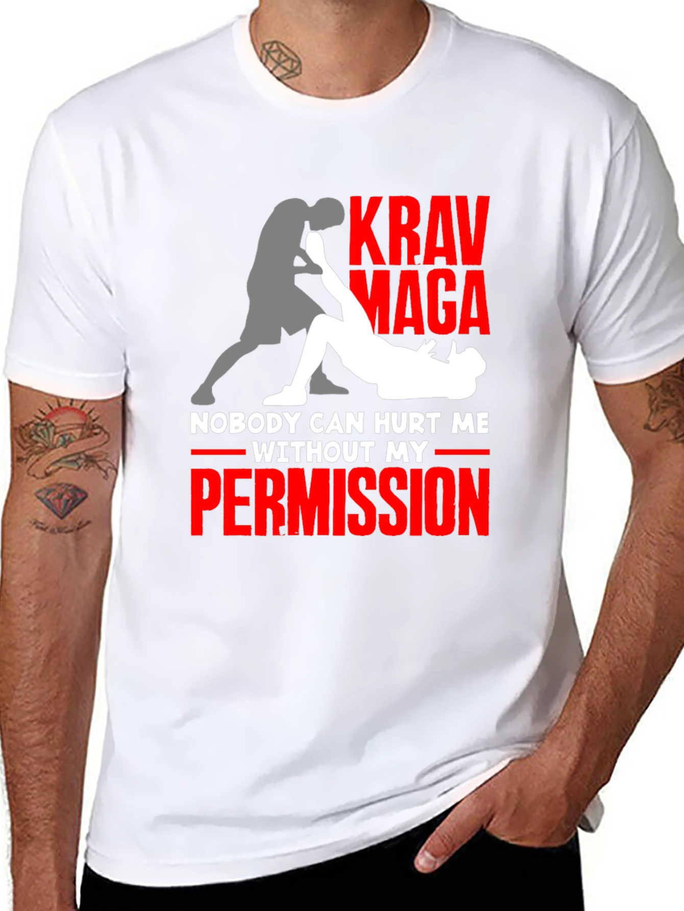 Krav Maga Permission T-Shirt - Self Defense Tee