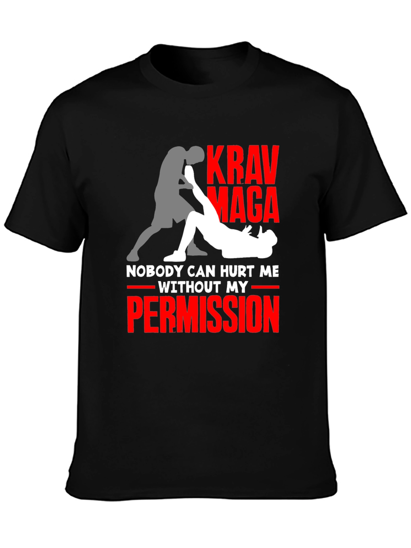 Krav Maga Permission T-Shirt - Self Defense Tee