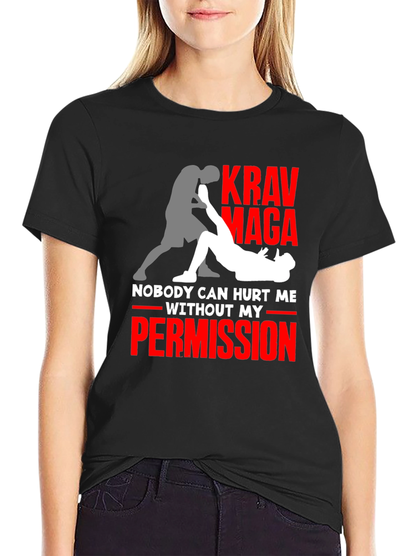Krav Maga Permission T-Shirt - Self Defense Tee