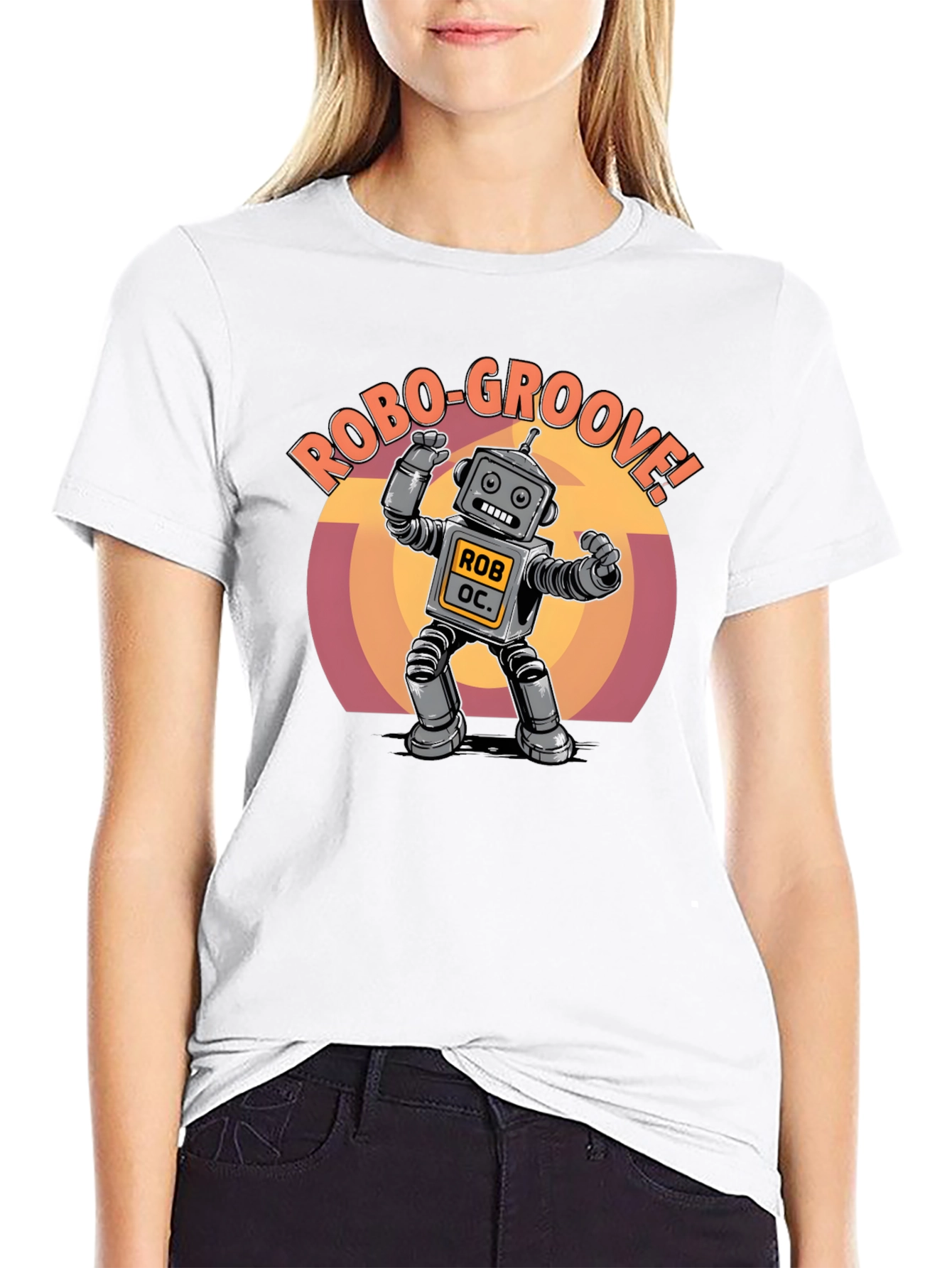 Robo-Groove Robot Graphic T-Shirt