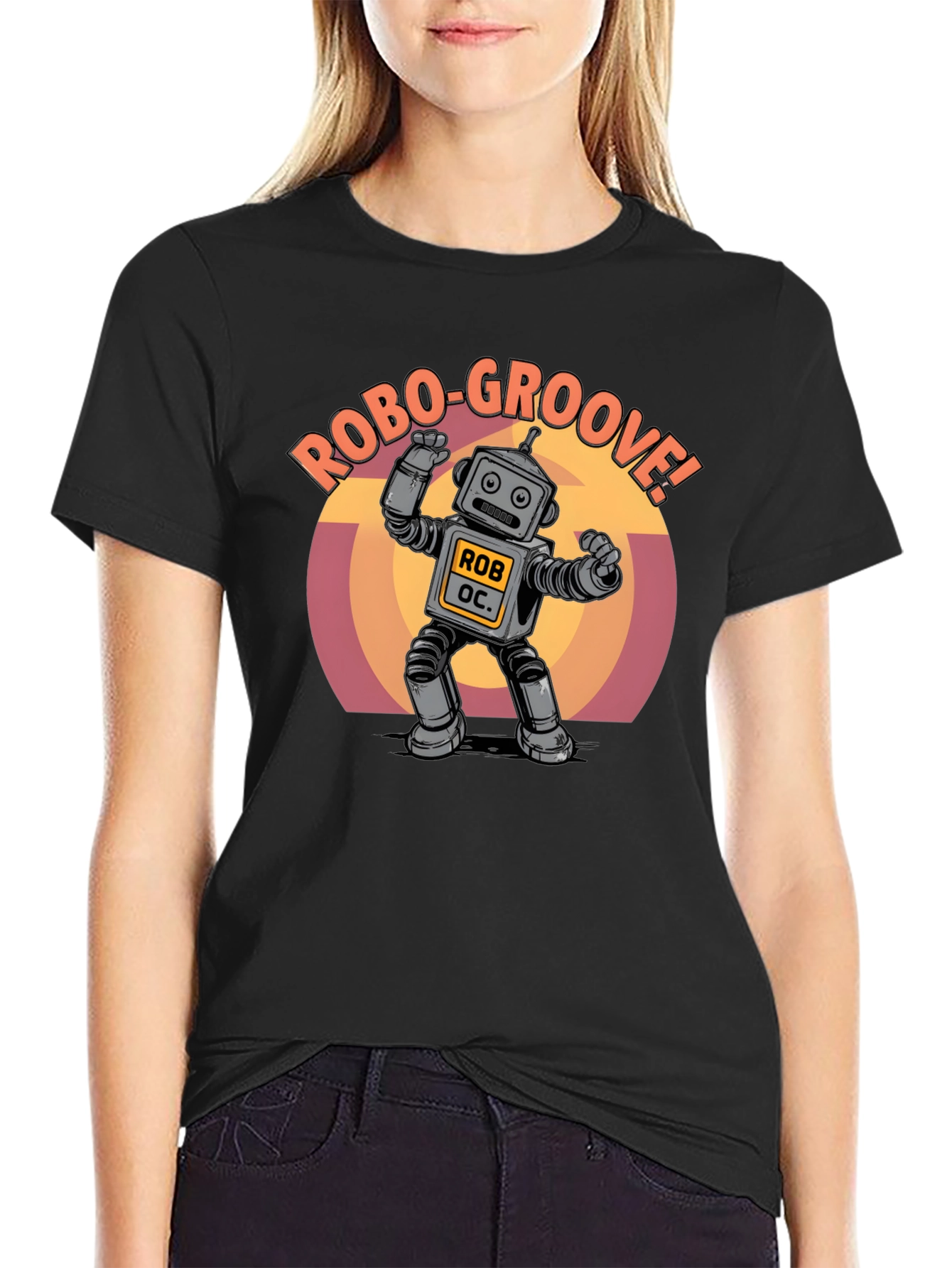 Robo-Groove Robot Graphic T-Shirt