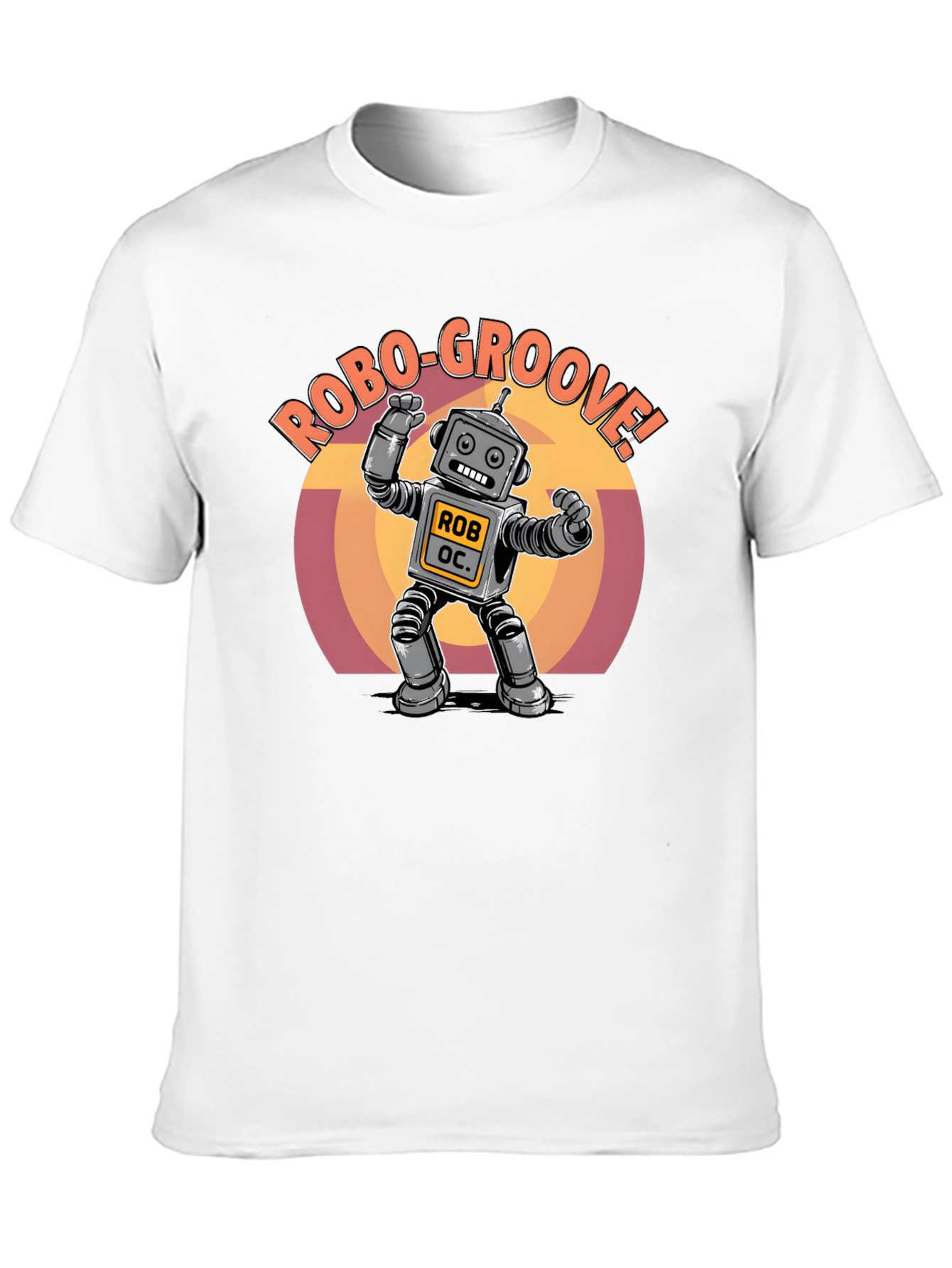 Robo-Groove Robot Graphic T-Shirt